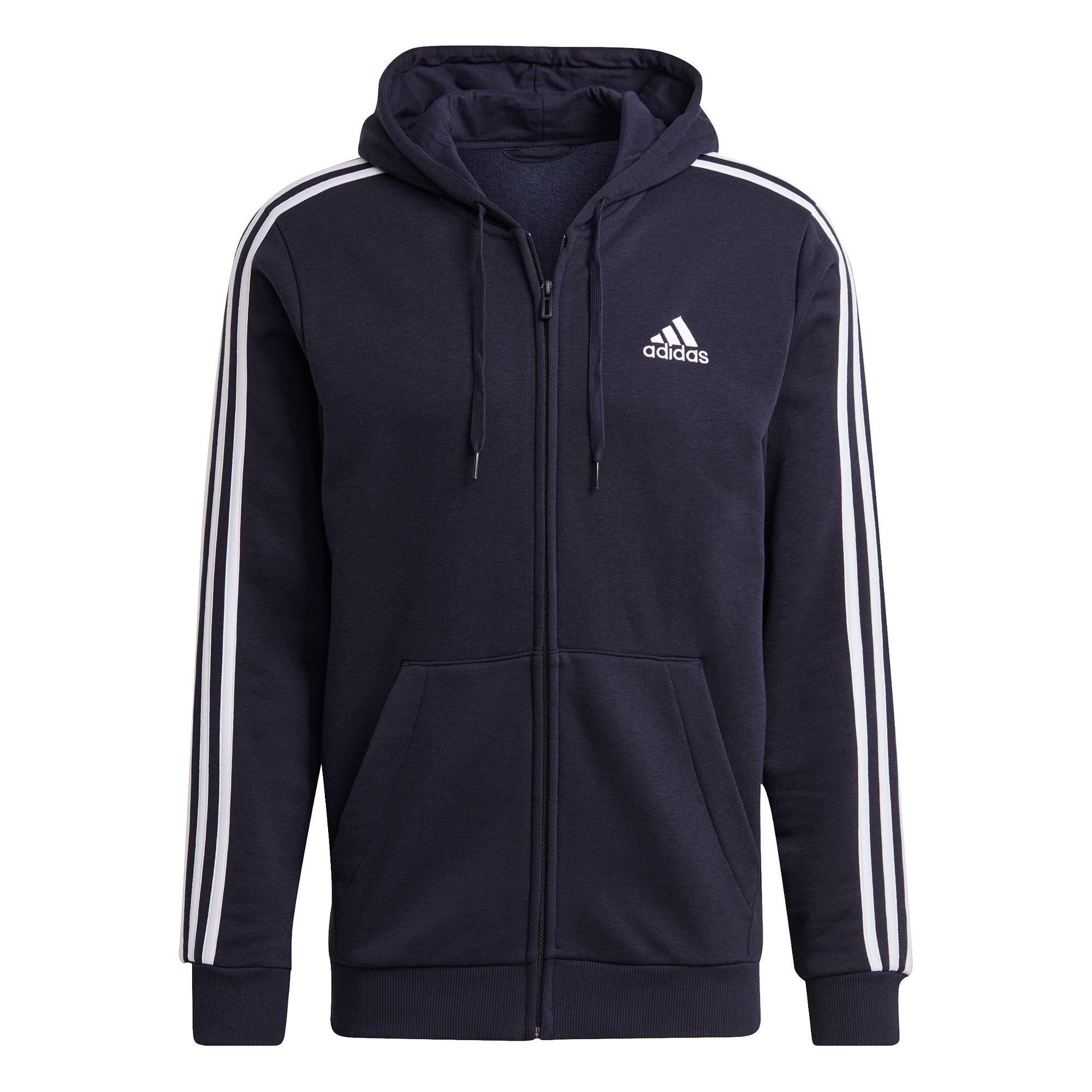 Men's St. Louis Blues adidas Navy Full-Zip Hoodie