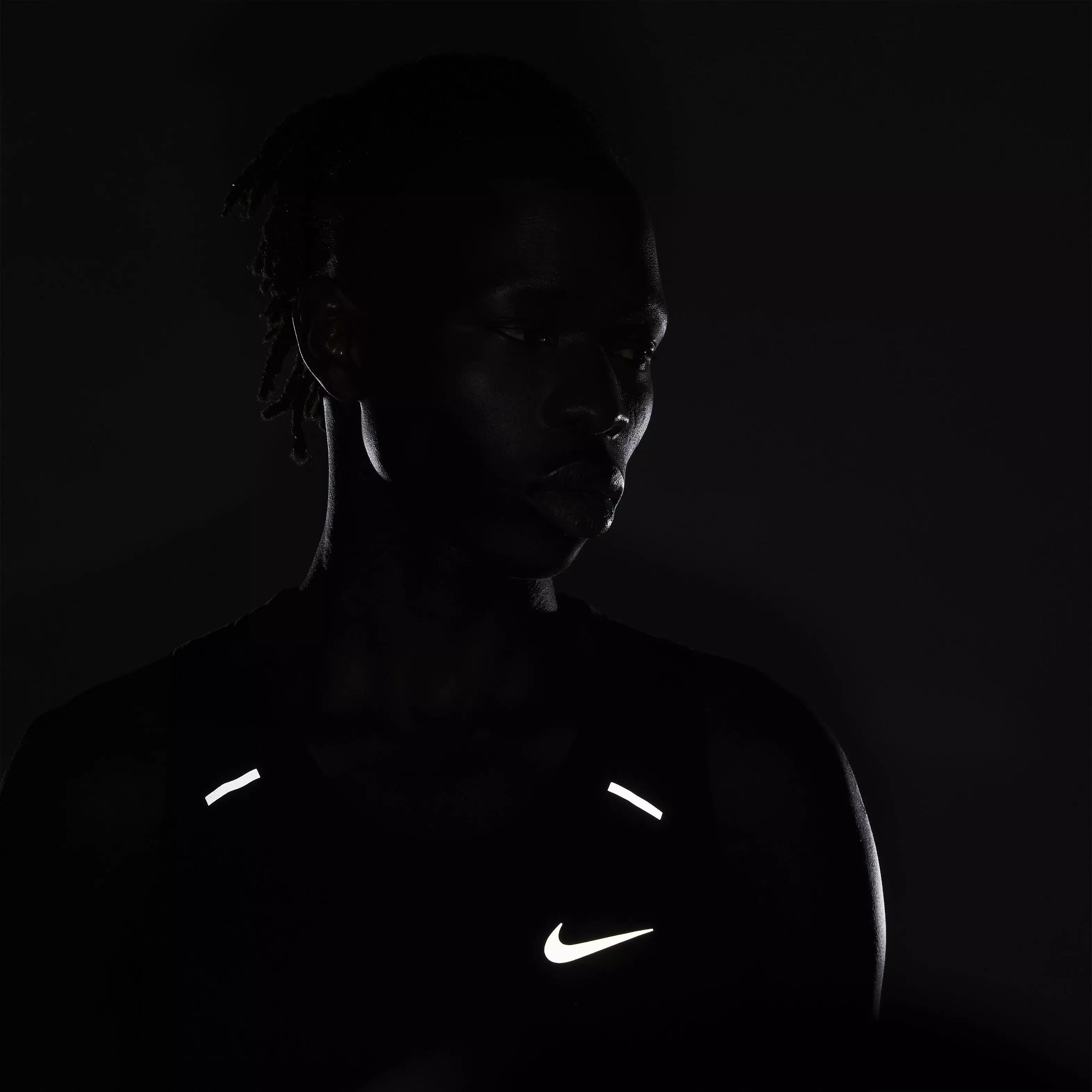 Nike Men's Dri-FIT Rise 365 Running Tank - BLACK