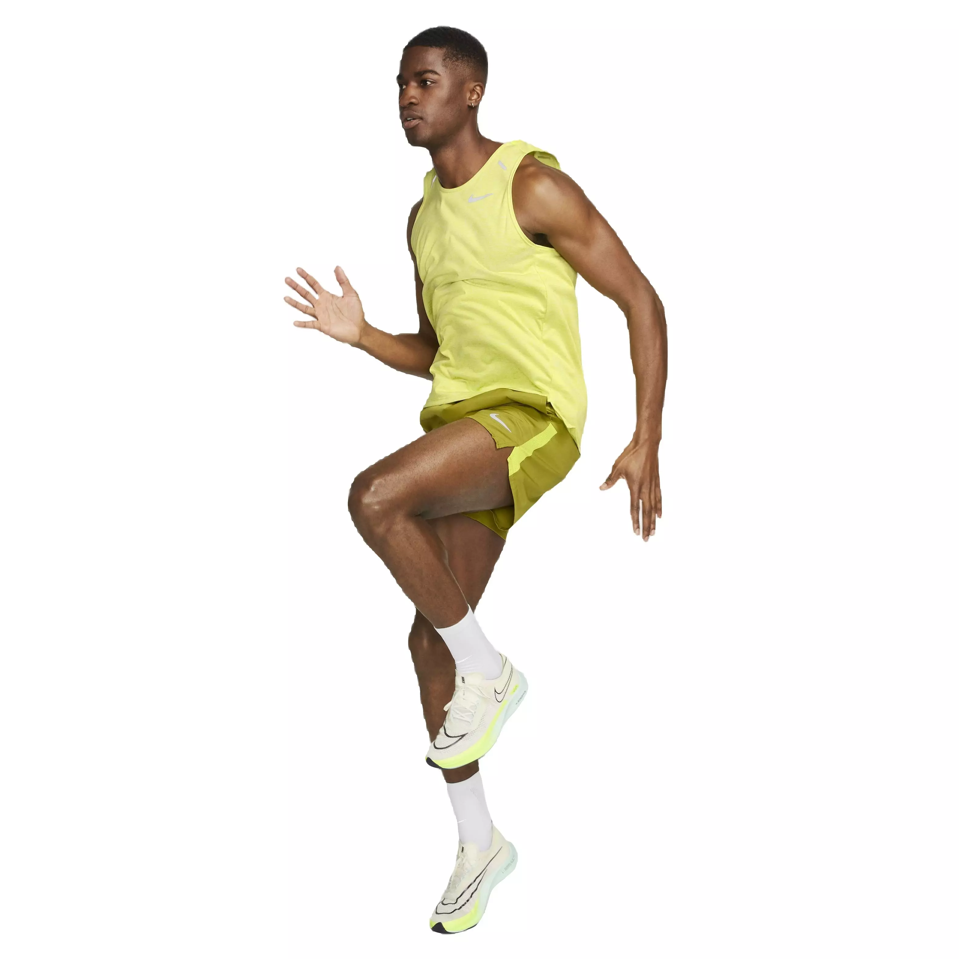 Nike Men's Dri-FIT Rise 365 Running Tank - GREEN