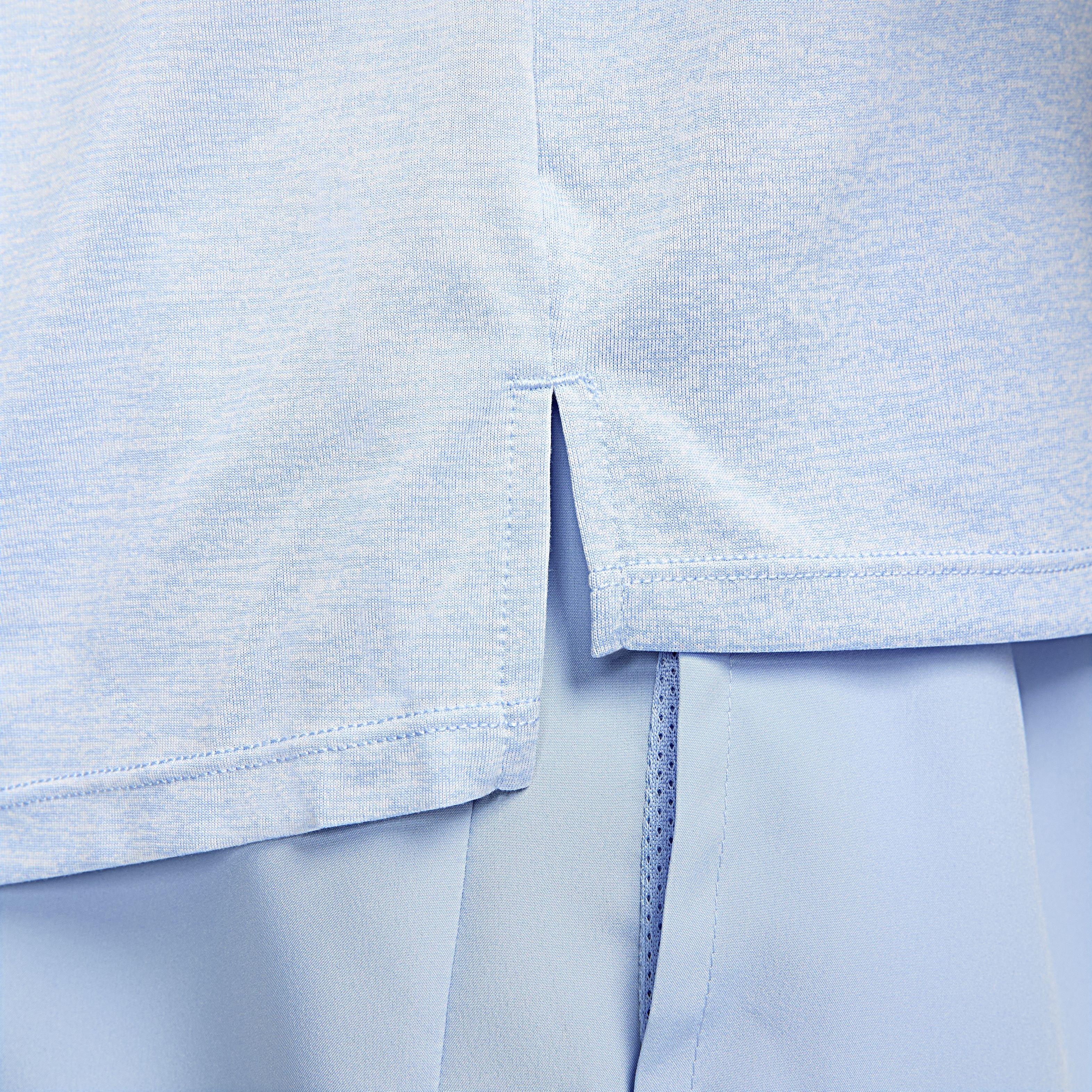 Nike Men's Dri-FIT Rise 365 Running Tank - BLUE Thumbnail View 4