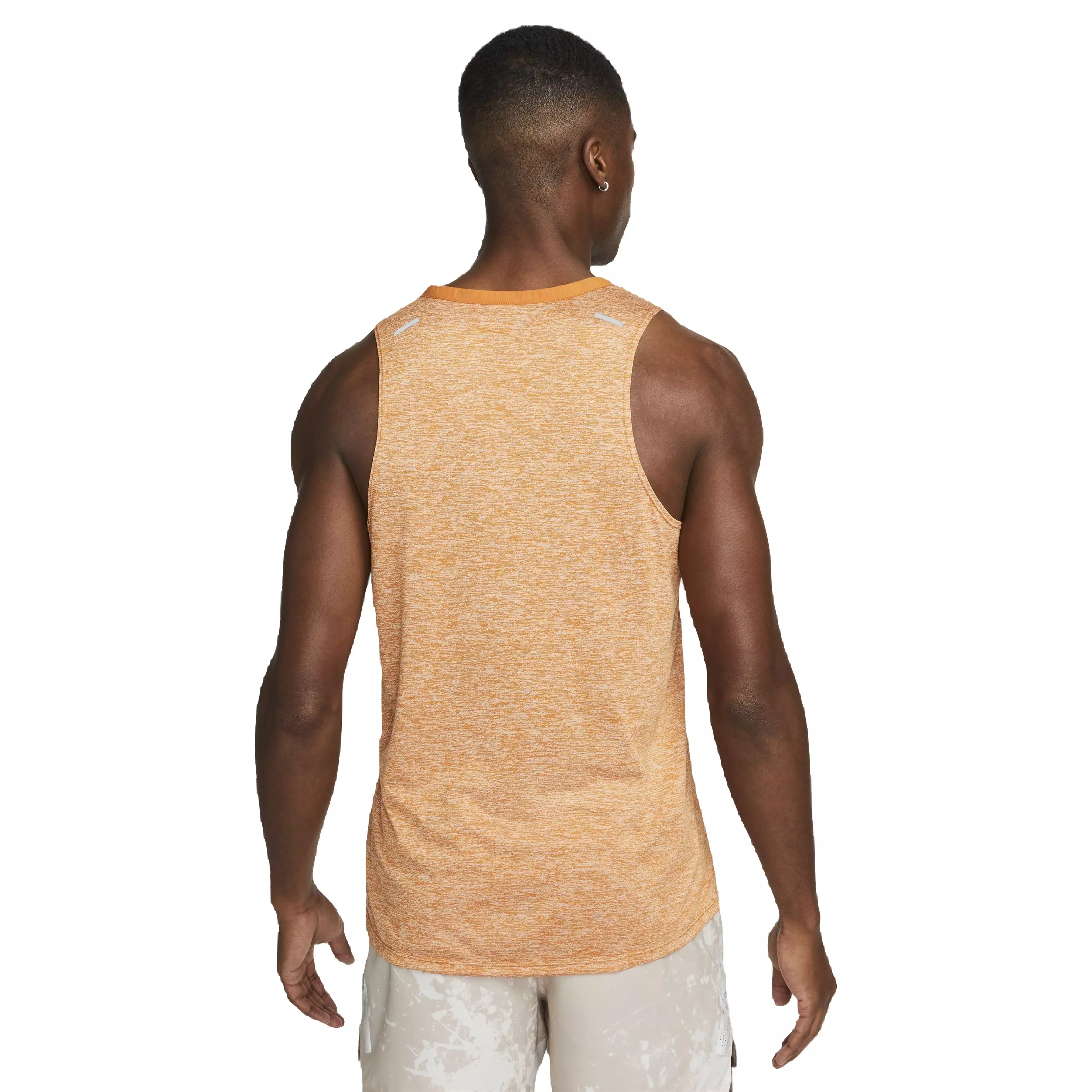 Nike Men's Dri-FIT Rise 365 Running Tank - ORANGE