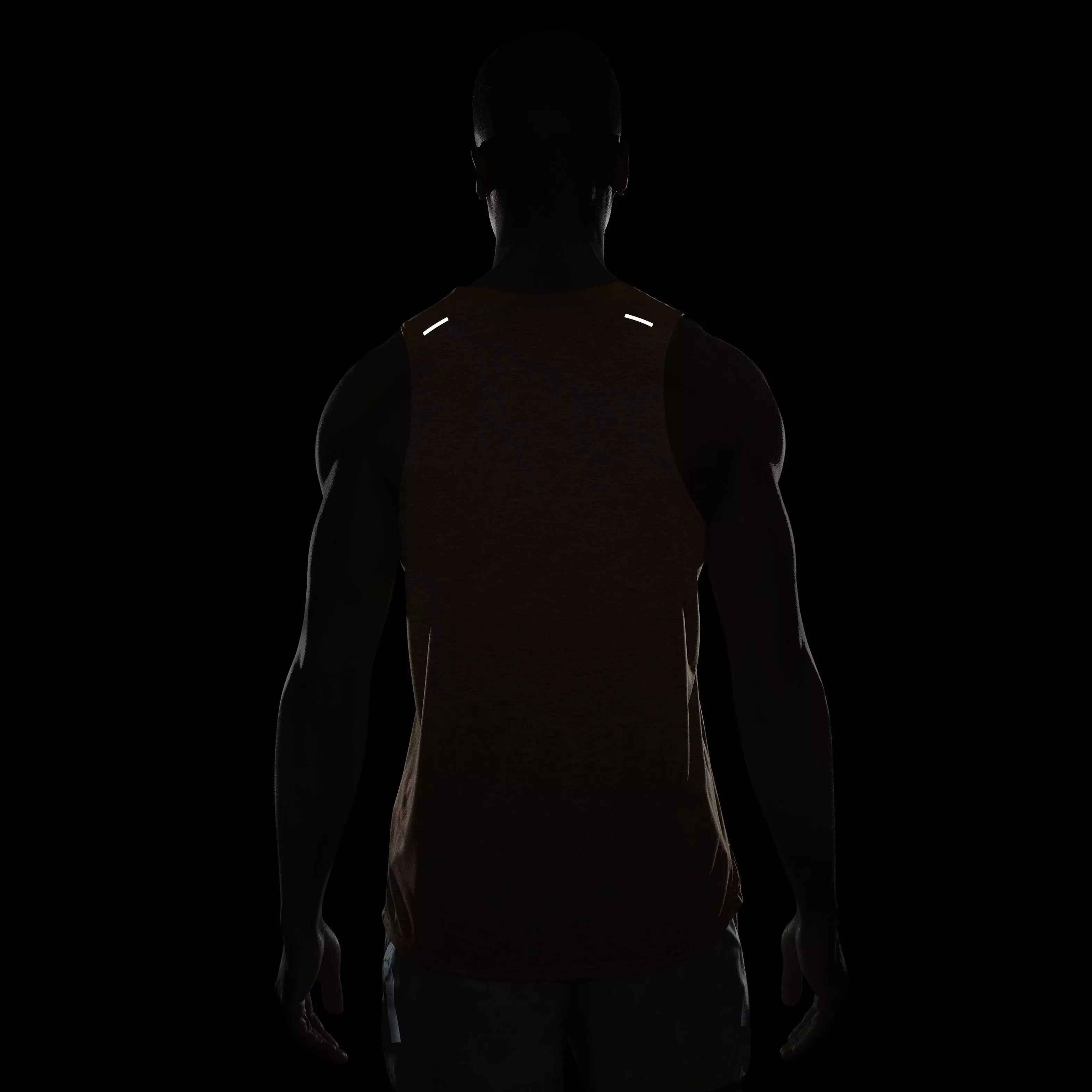 Nike Men's Dri-FIT Rise 365 Running Tank - ORANGE