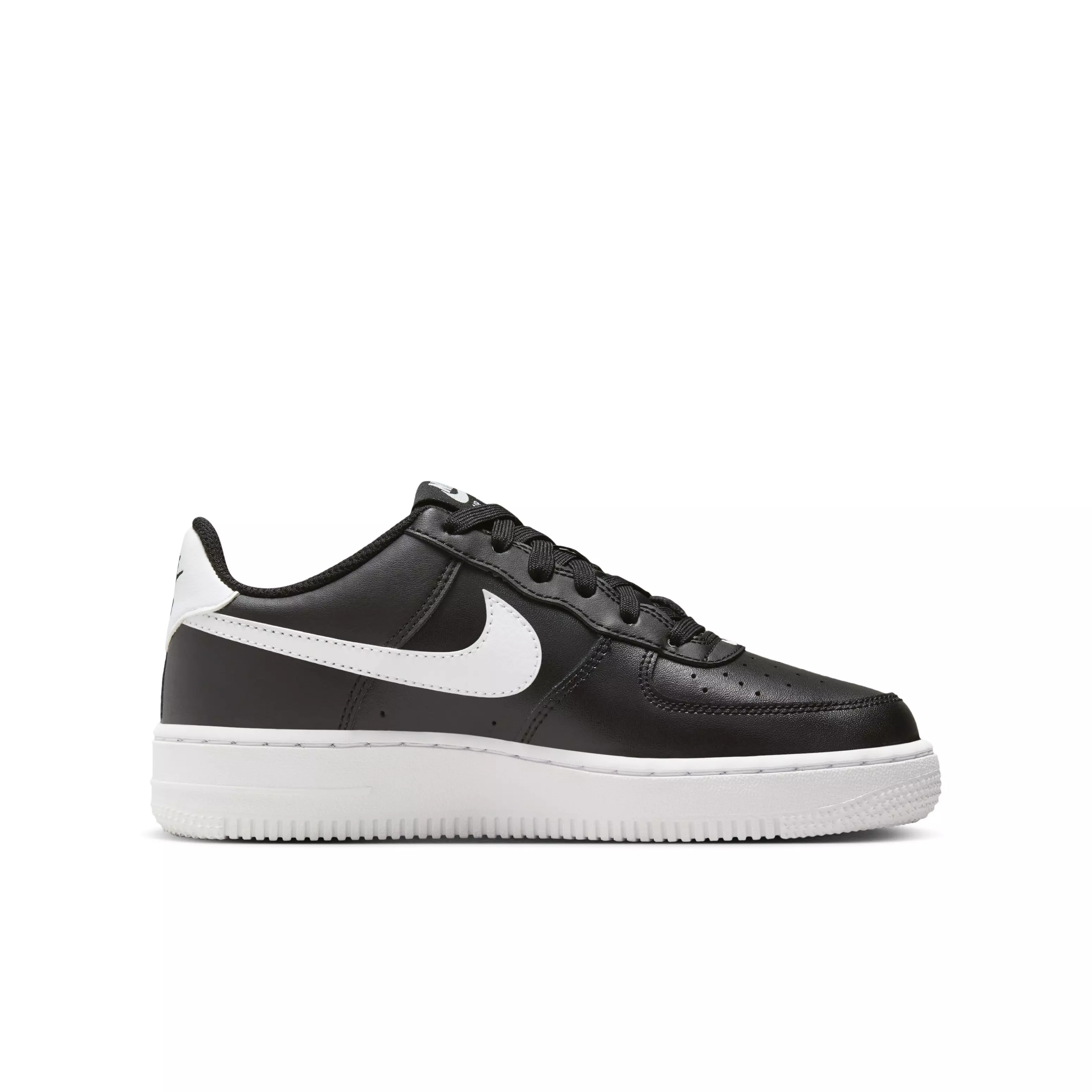 Nike Air Force 1 "Black/White" Grade School Boys' Shoe - BLACK/WHITE