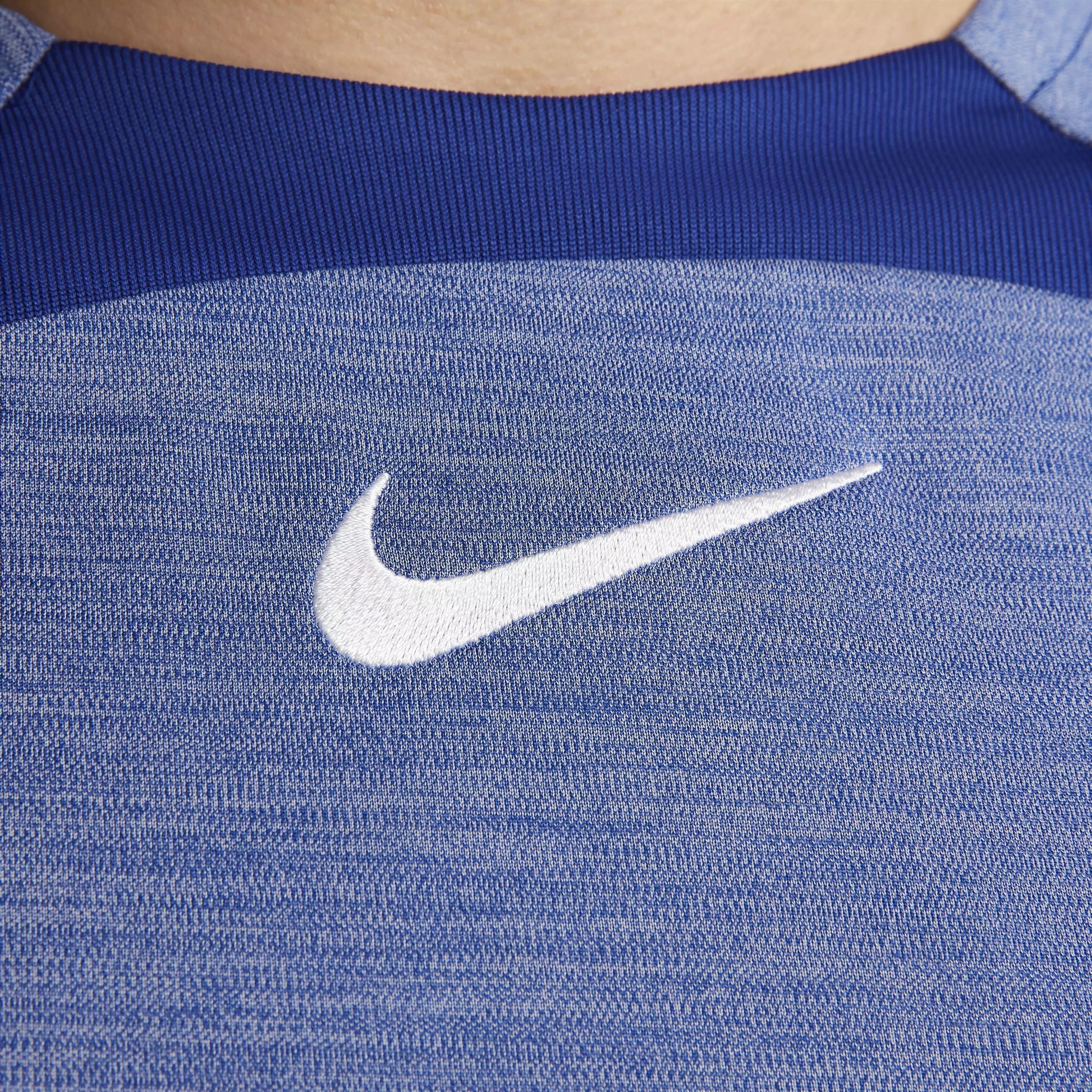 Nike Men's Dri-FIT Academy Short-Sleeve Soccer Top - Blue - BLUE