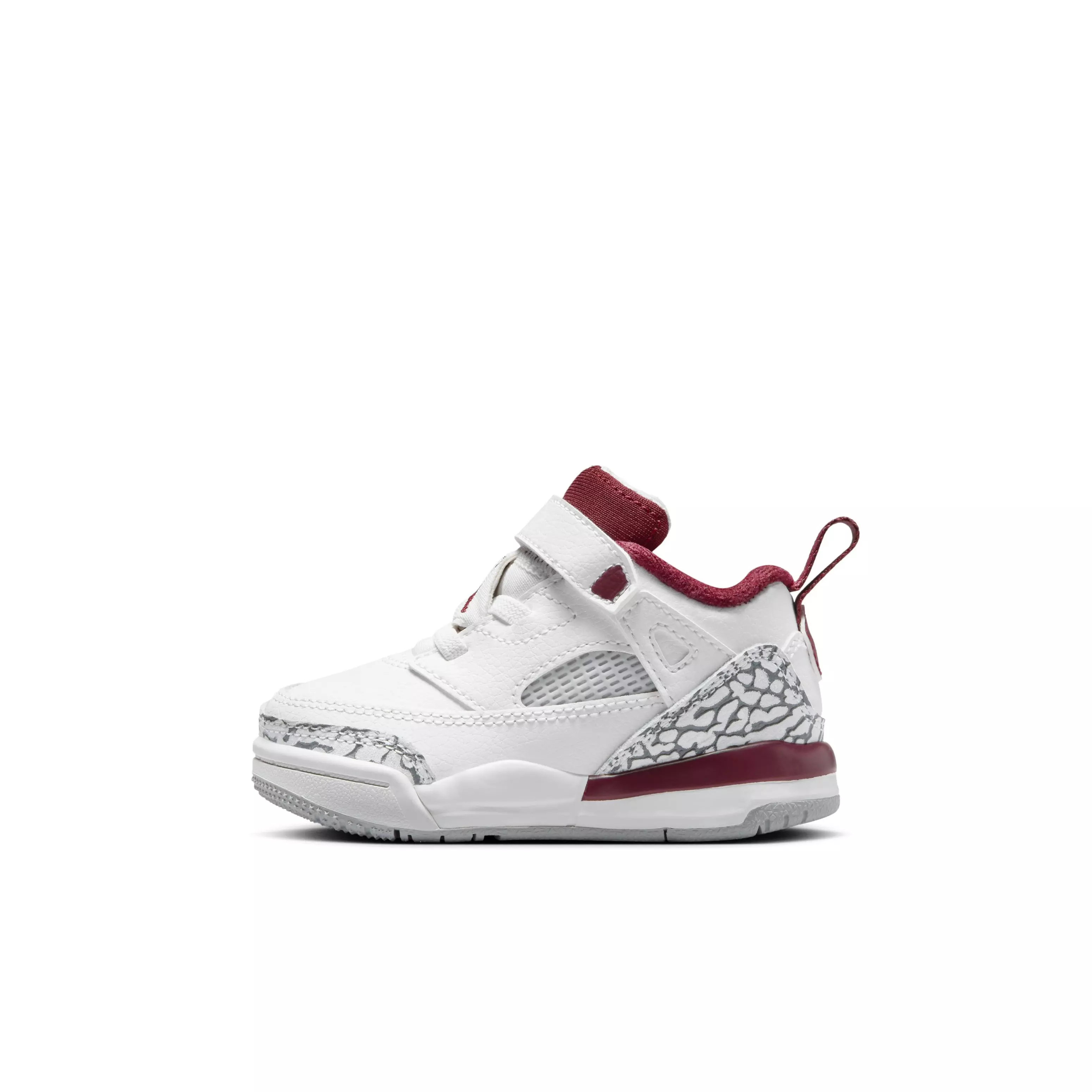 Jordan Spizike Low "White/Wolf Grey/Anthracite/Team Red" Infant Boys' Shoe - WHITE/GREY/ANTHRACITE/RED