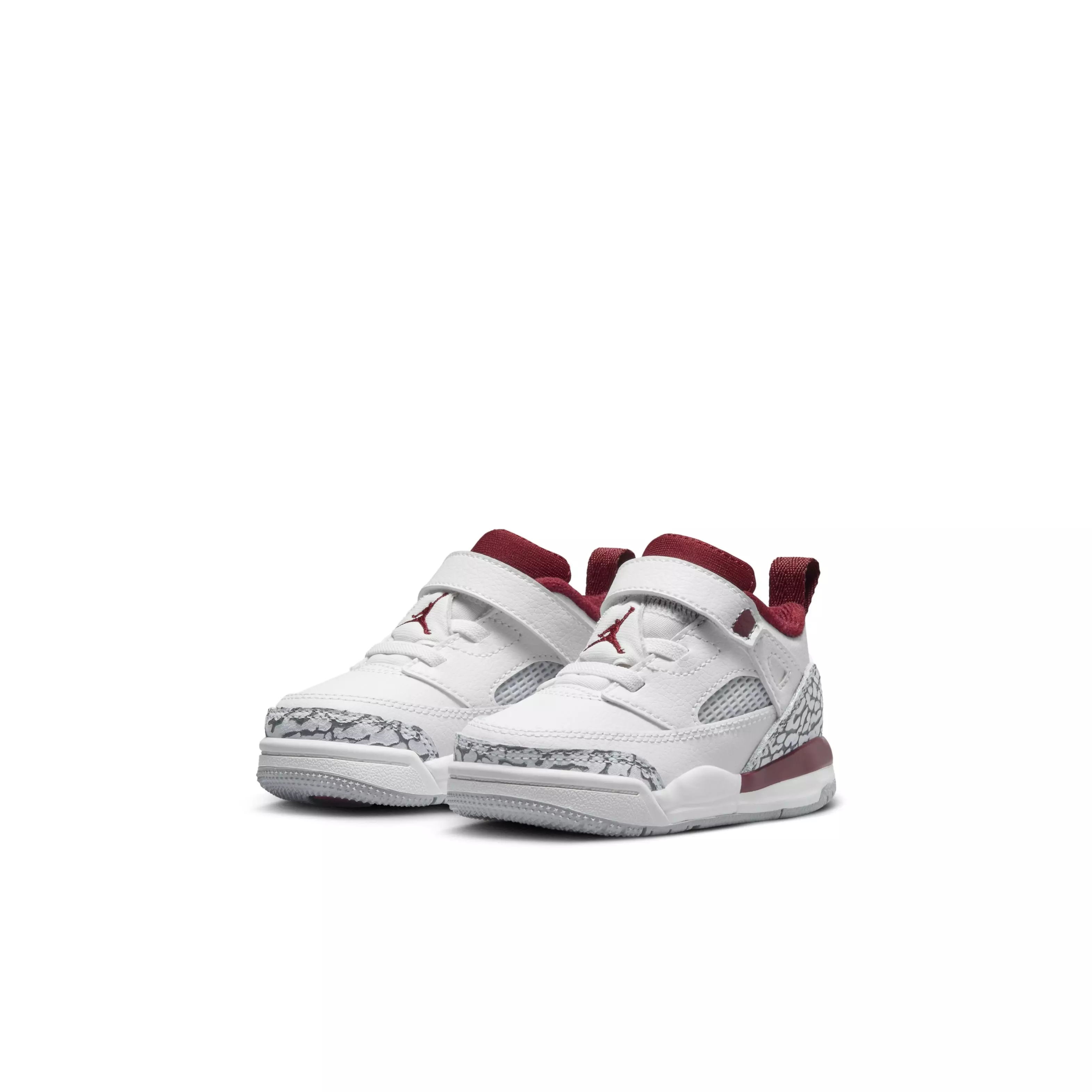 Jordan Spizike Low "White/Wolf Grey/Anthracite/Team Red" Infant Boys' Shoe - WHITE/GREY/ANTHRACITE/RED