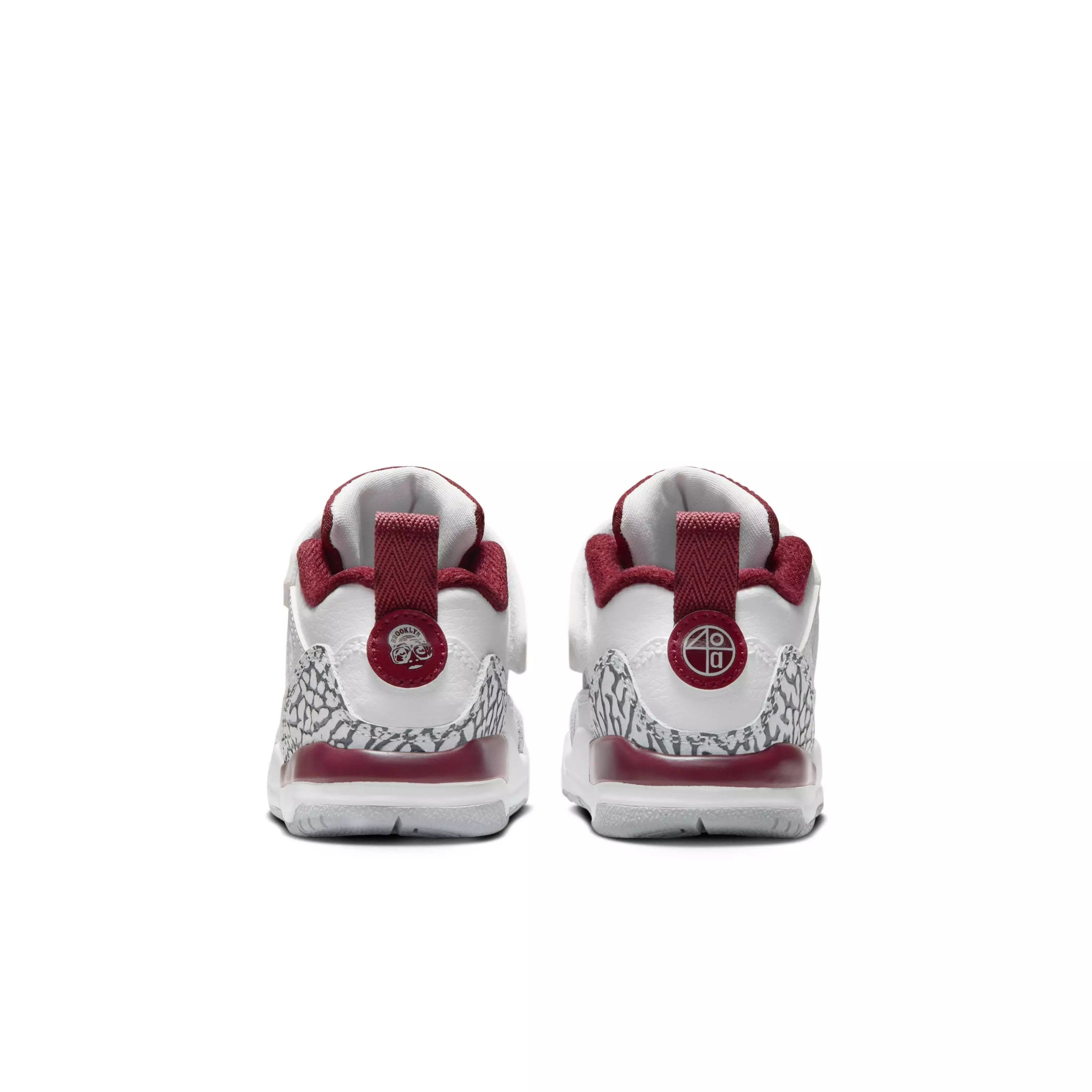Jordan Spizike Low "White/Wolf Grey/Anthracite/Team Red" Infant Boys' Shoe - WHITE/GREY/ANTHRACITE/RED