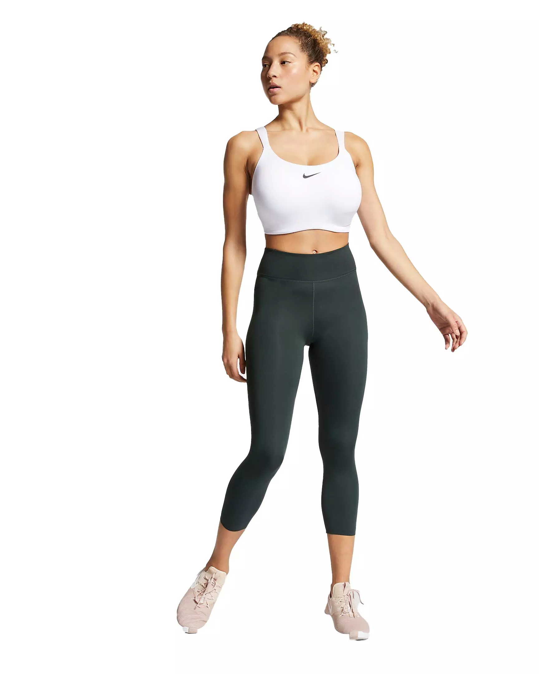 Nike Bold Women's High-Support Underwire Sports Bra (Plus Size)-White -  Hibbett