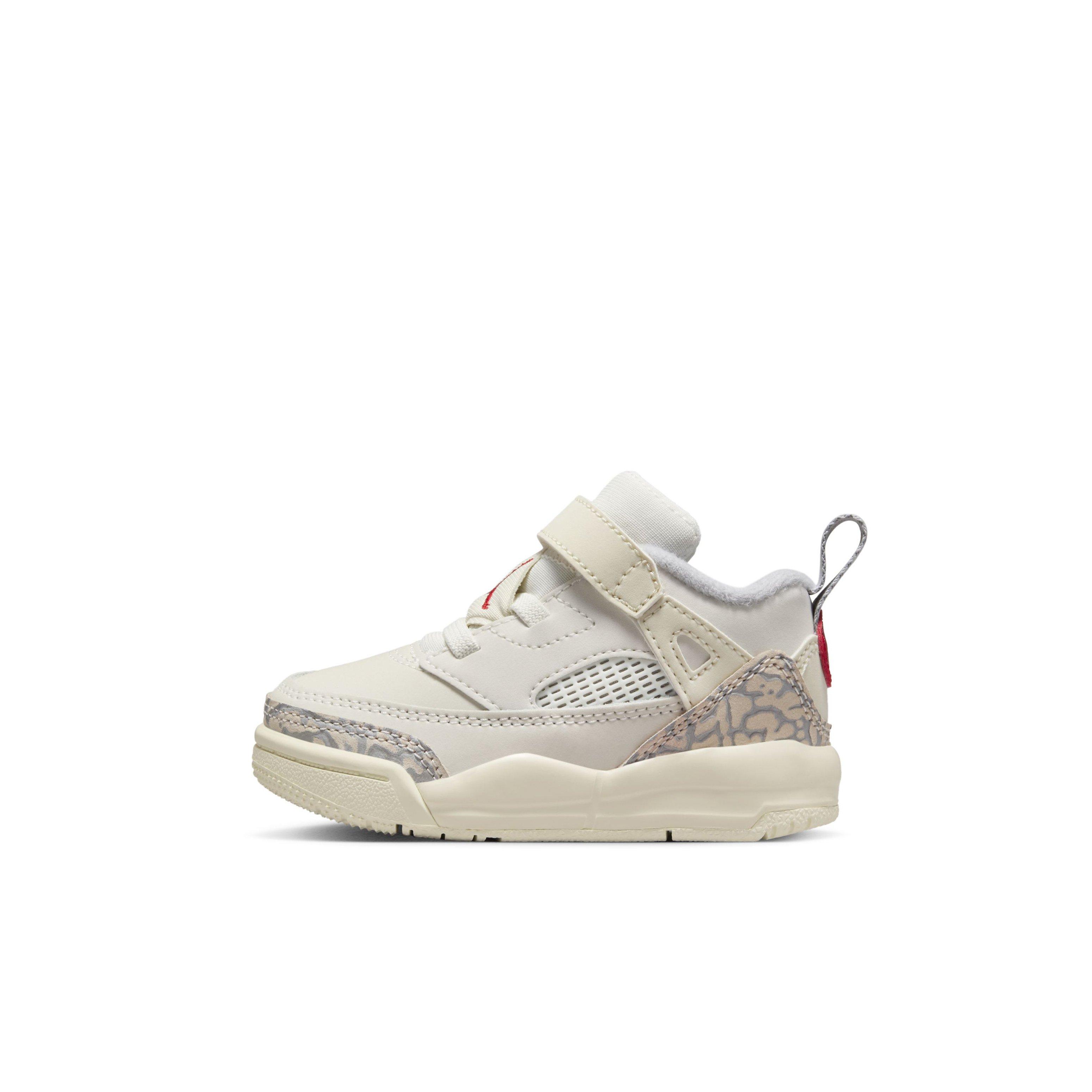 Jordan Spizike Low Infant Boys' "Sail/Coconut Milk/Sandstone/University Red" Shoe