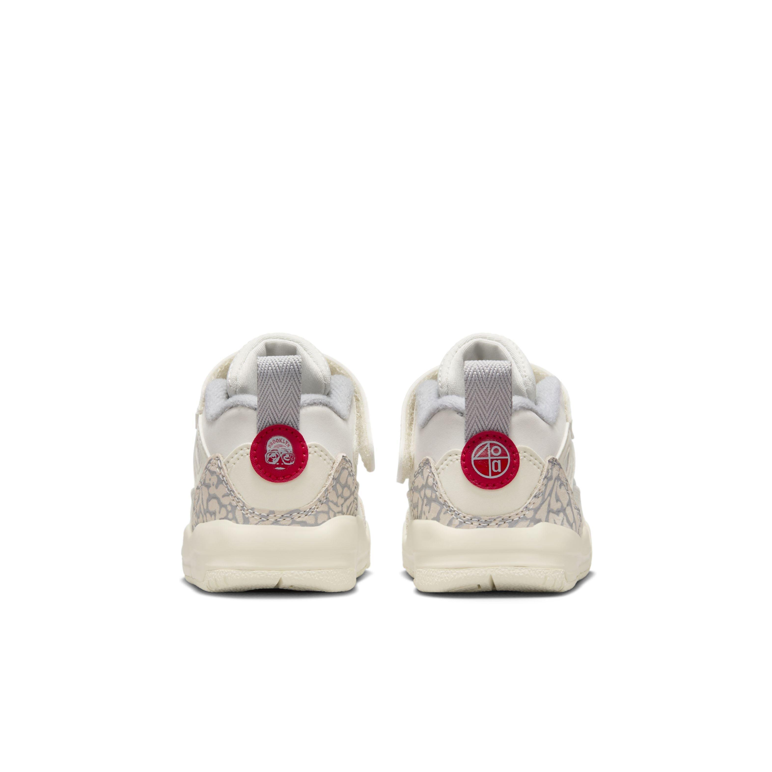 Jordan Spizike Low Infant Boys' "Sail/Coconut Milk/Sandstone/University Red" Shoe
