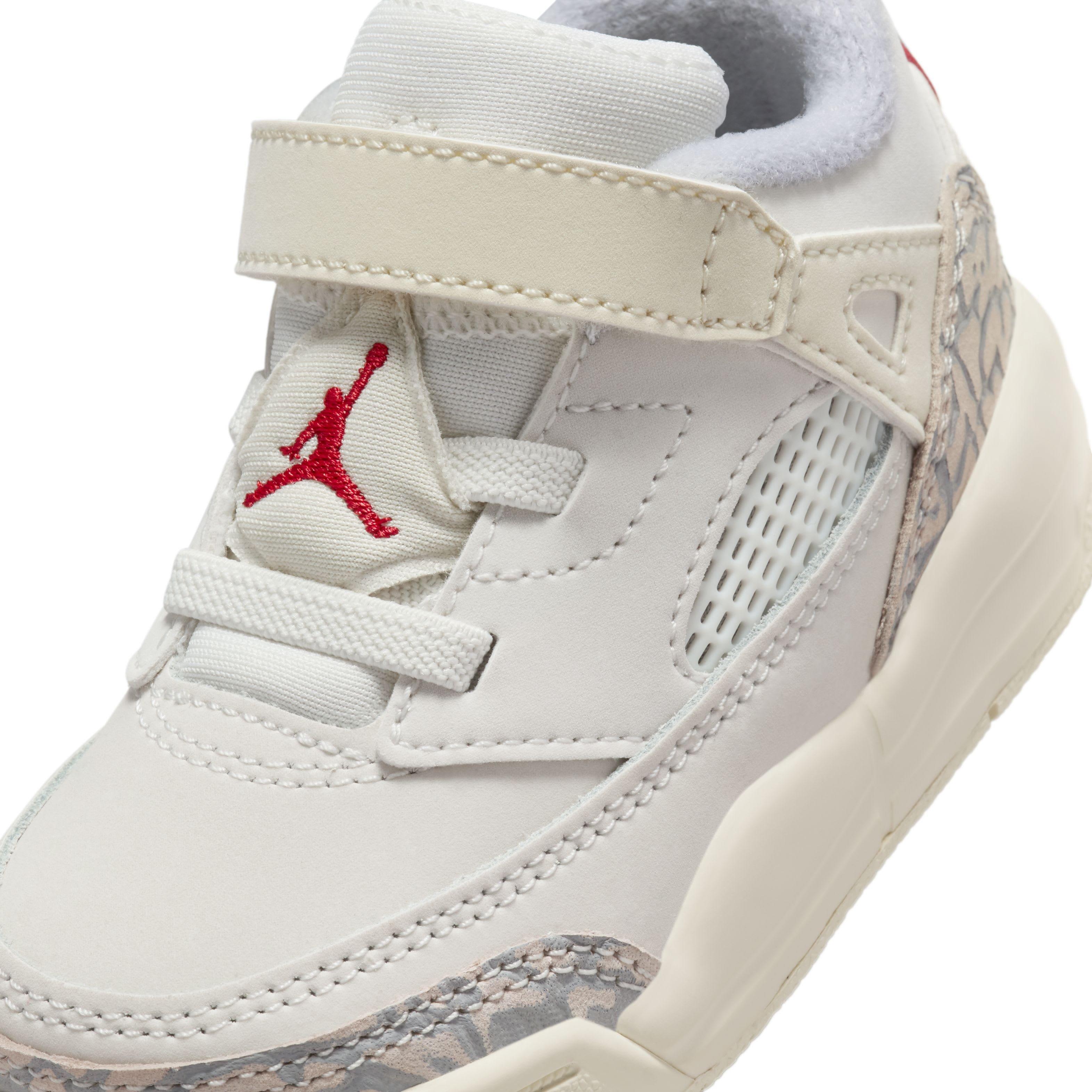 Jordan Spizike Low Infant Boys' "Sail/Coconut Milk/Sandstone/University Red" Shoe