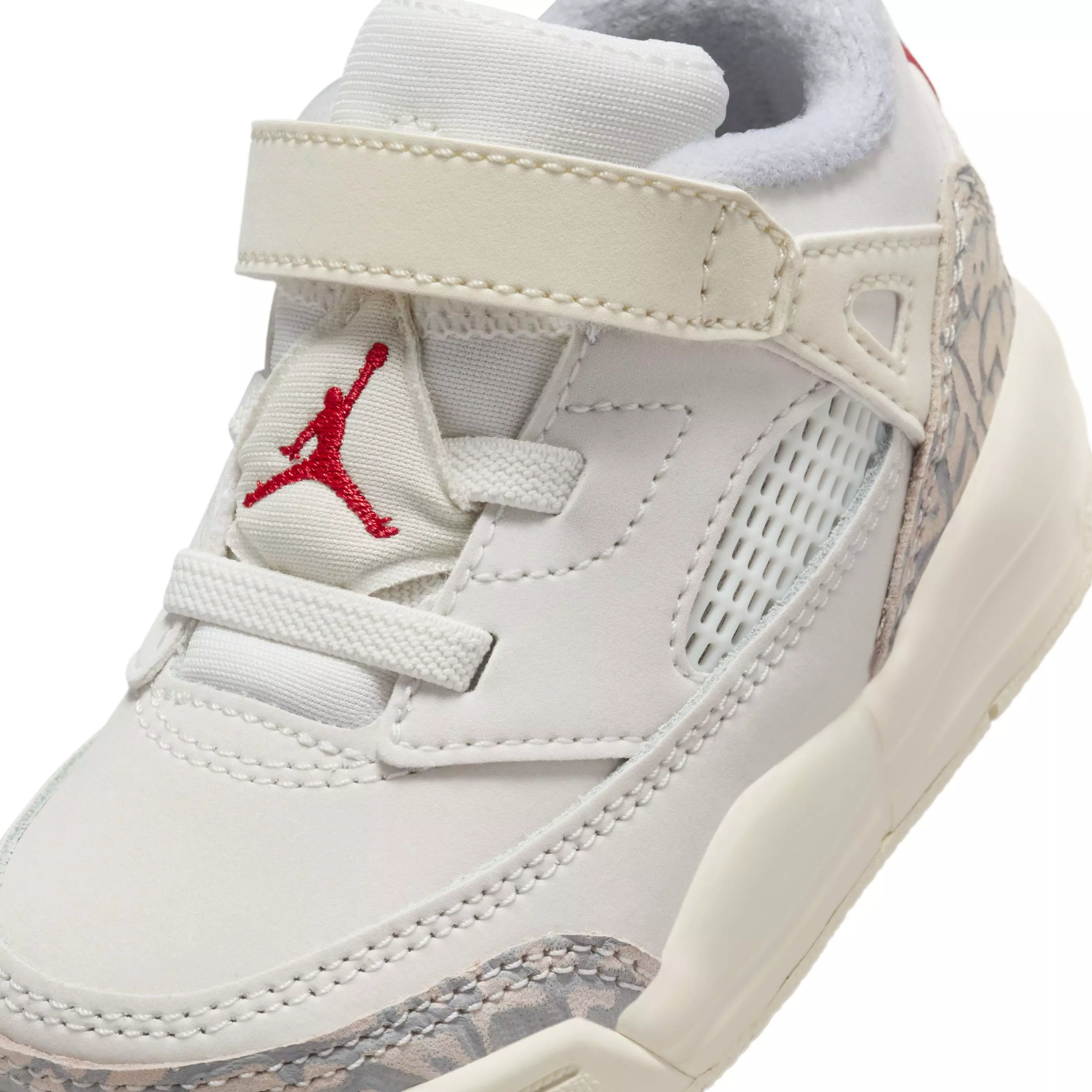 Jordan Spizike Low "Sail/Coconut Milk/Sandstone/University Red" Infant Boys' Shoe - SAIL/MILK/SANDSTONE/RED