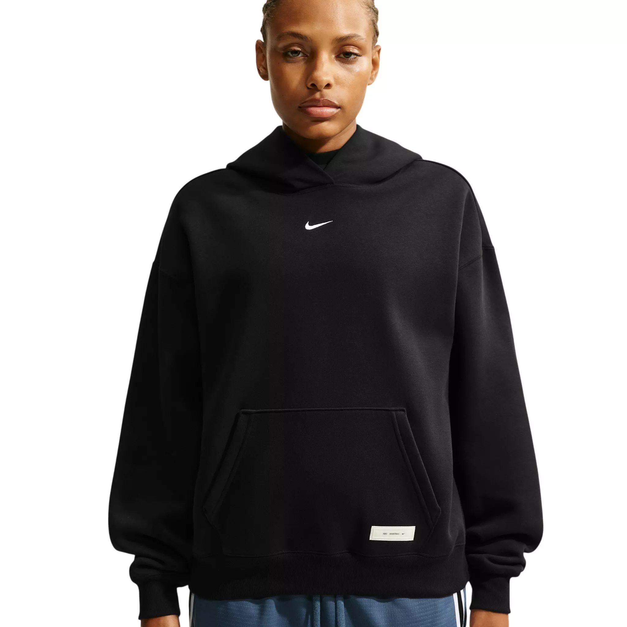 Nike Women's Therma-FIT Basketball Performance Hoodie - Black - BLACK
