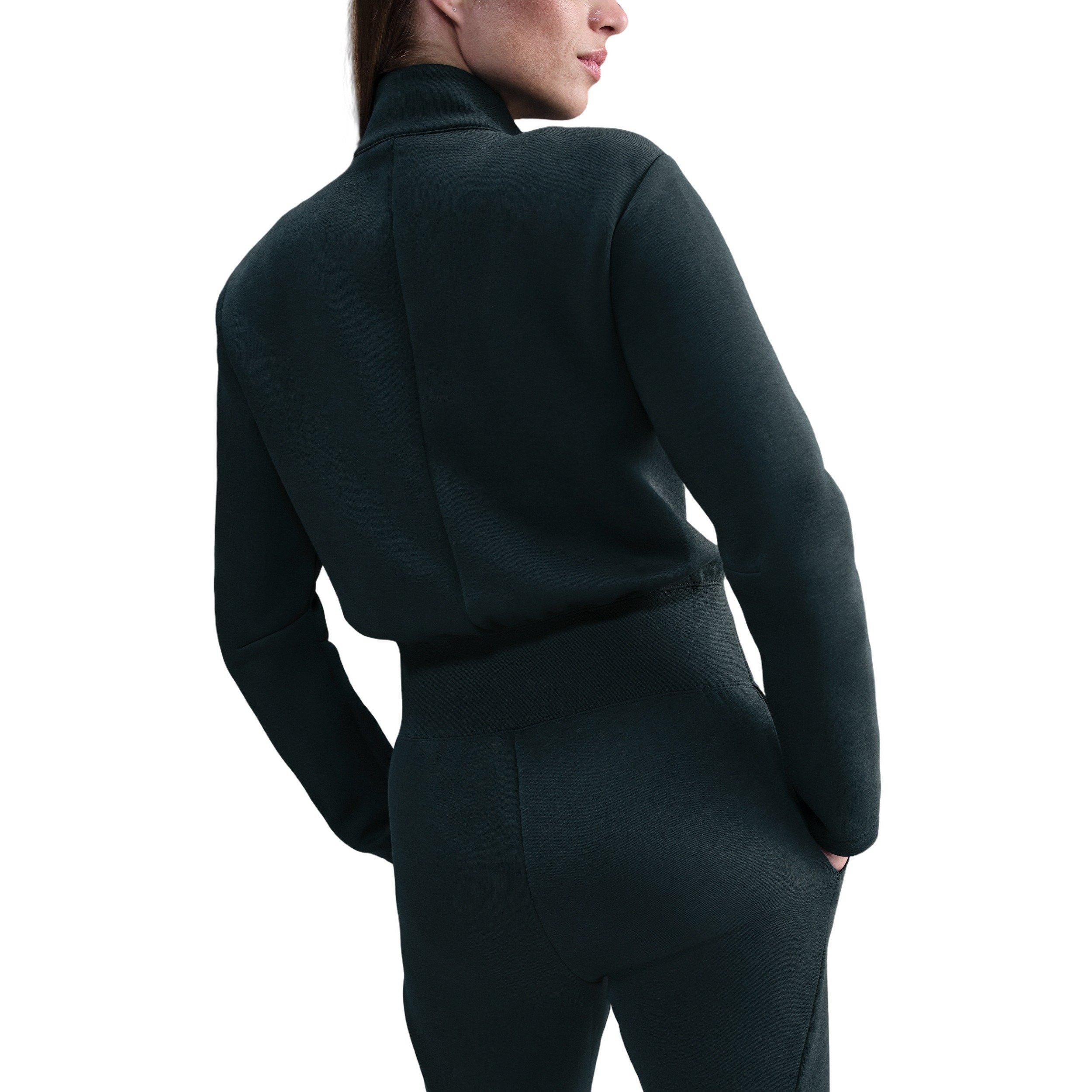 Nike Women's Sportswear Tech Fleece Jumpsuit -Seaweed Green - SEAWEED GREEN Thumbnail View 2