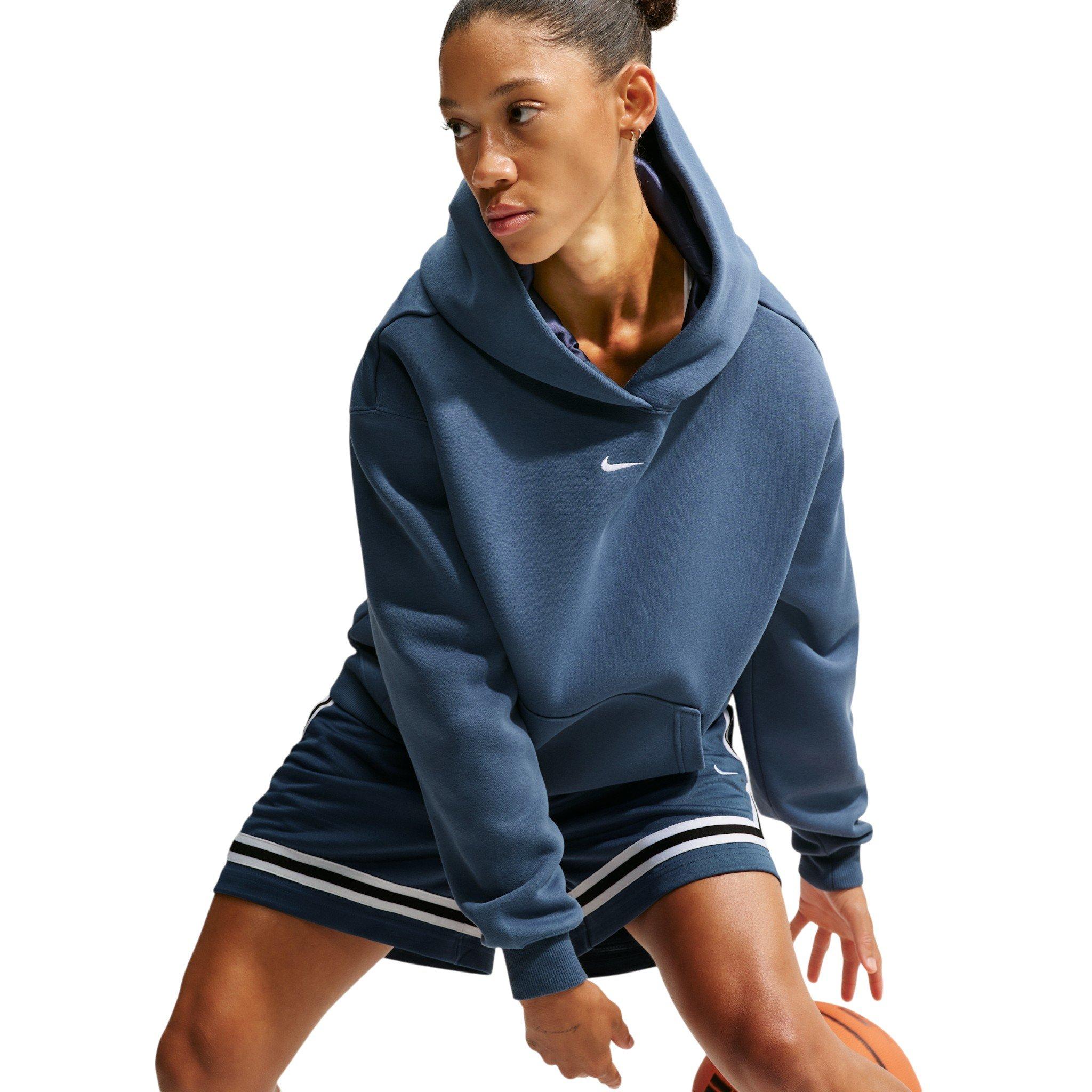 Nike Women's Therma-FIT Basketball Performance Hoodie - Slate Blue - SLATE BLUE