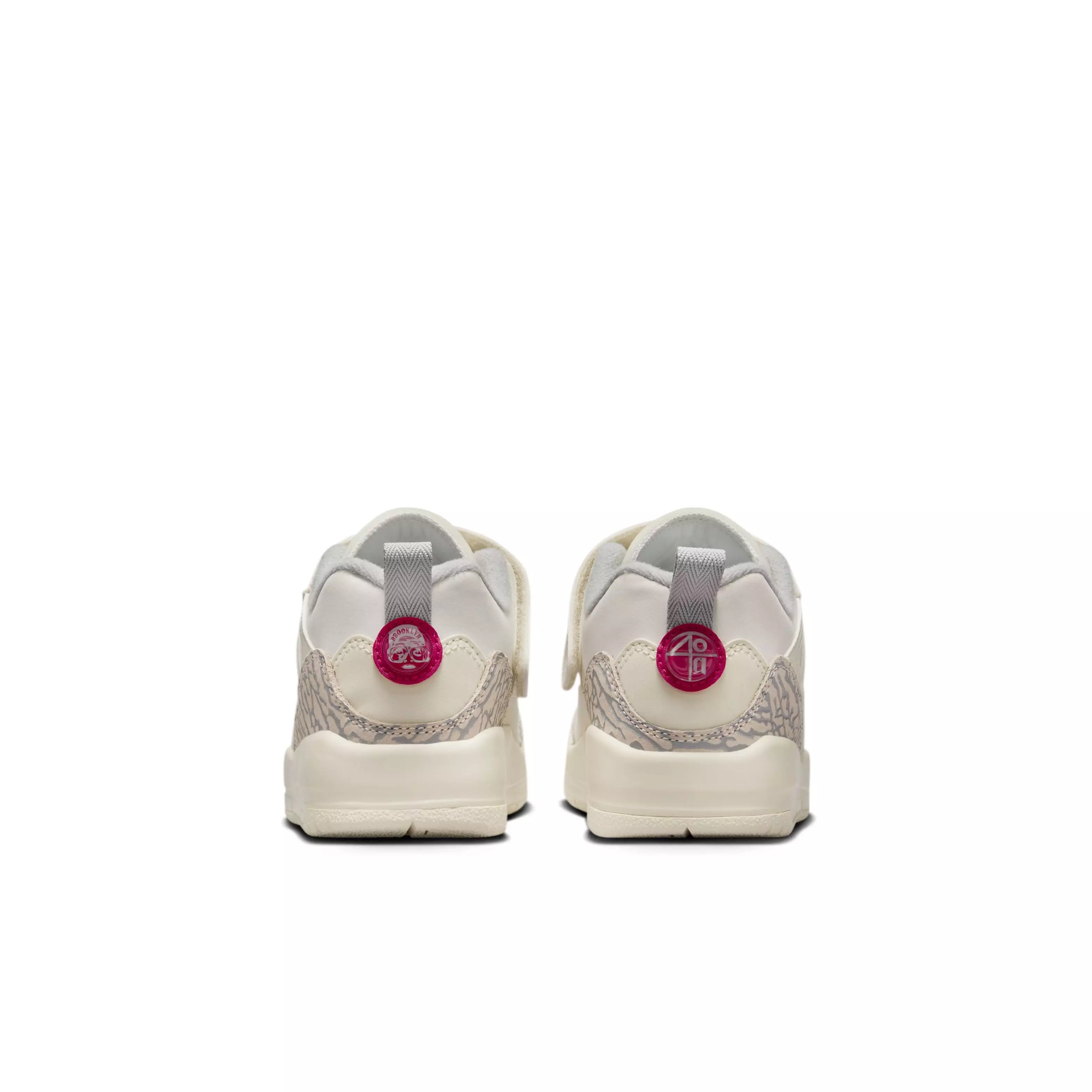 Jordan Spizike Low "Sail/Coconut Milk/Sandstone/University Red" Preschool Boys' Shoe - SAIL/MILK/SANDSTONE/RED