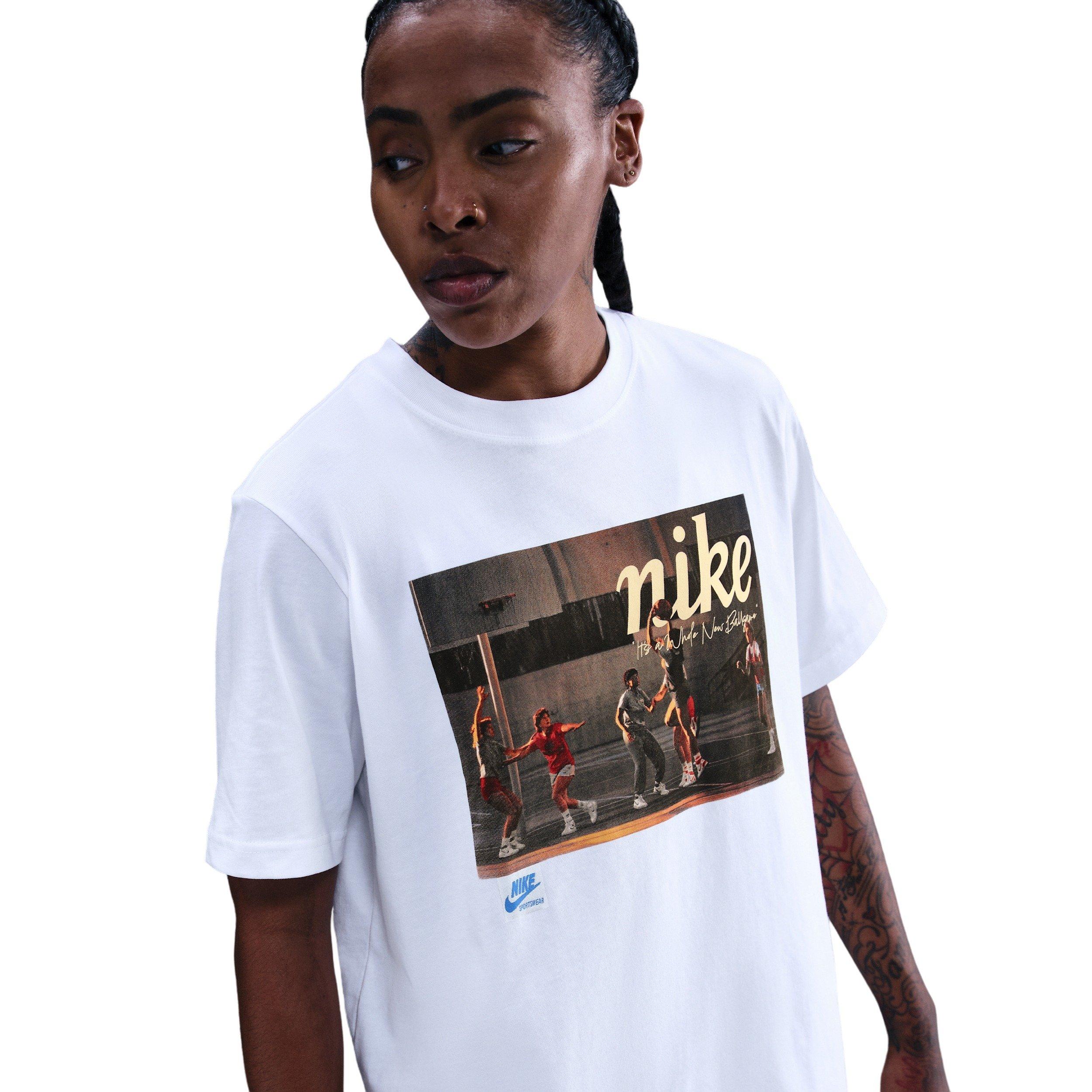 Nike Women's Basketball Photo Tee -White - WHITE Thumbnail View 1