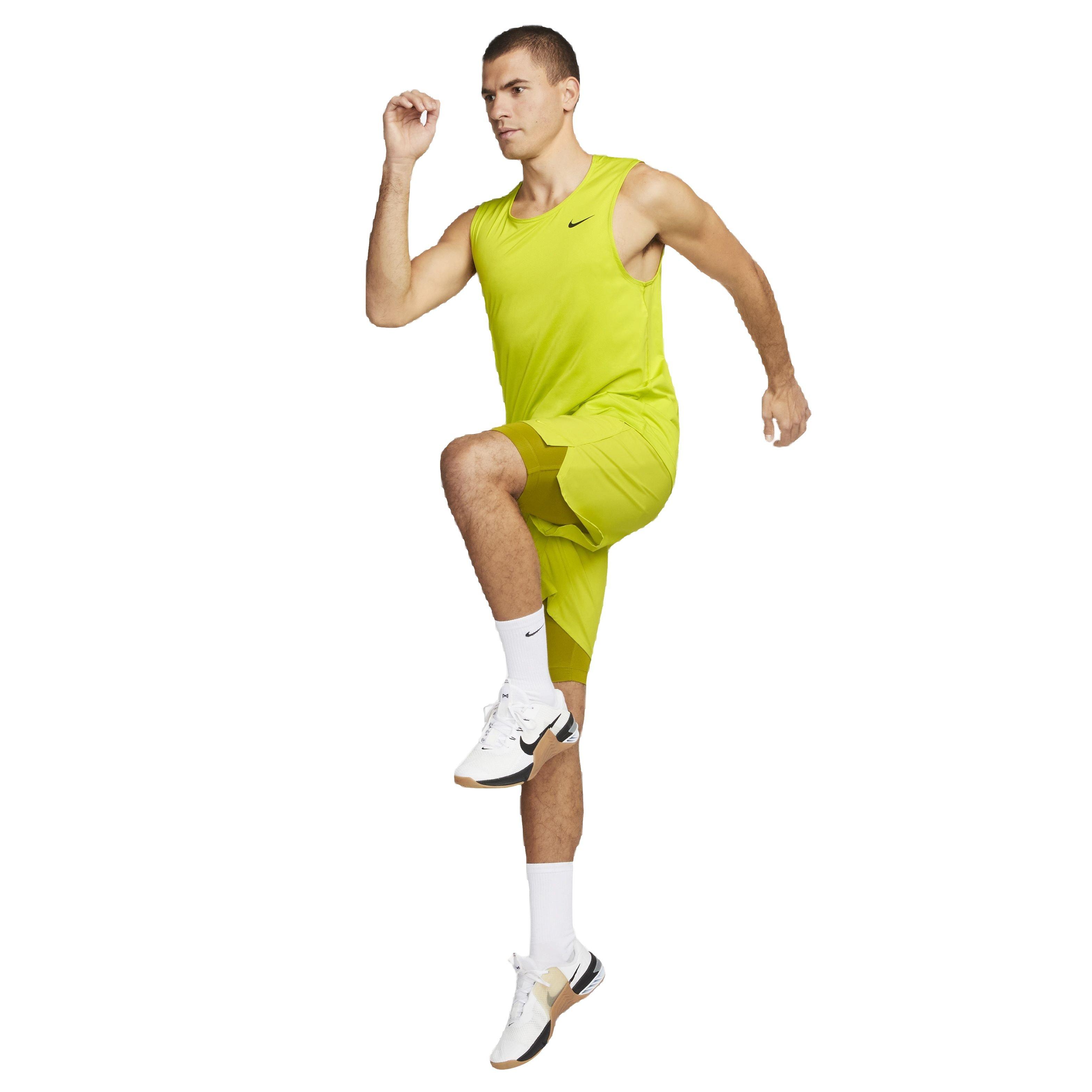 Nike Men's Dri-FIT Ready Fitness Tank - GREEN Thumbnail View 5