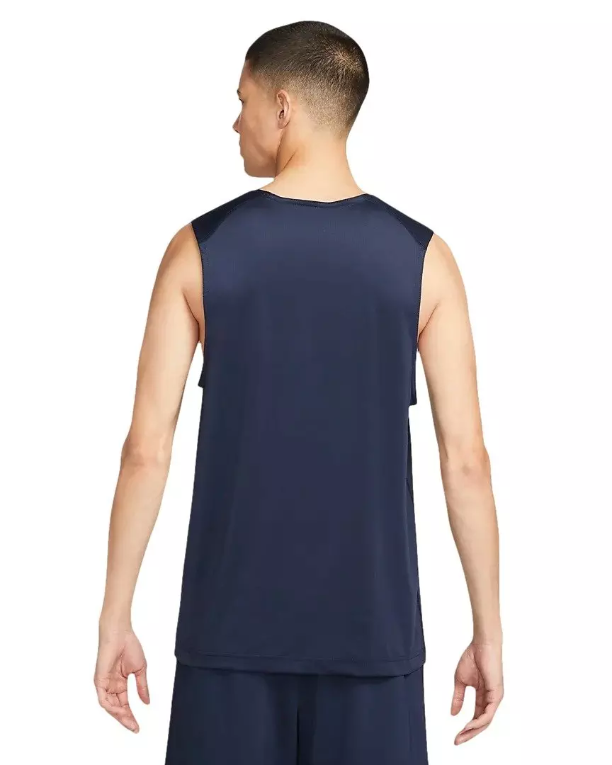Nike Men's Dri-FIT Ready Fitness Tank - BLUE