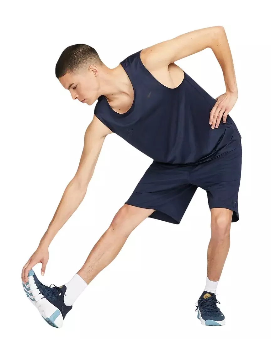 Nike Men's Dri-FIT Ready Fitness Tank - BLUE