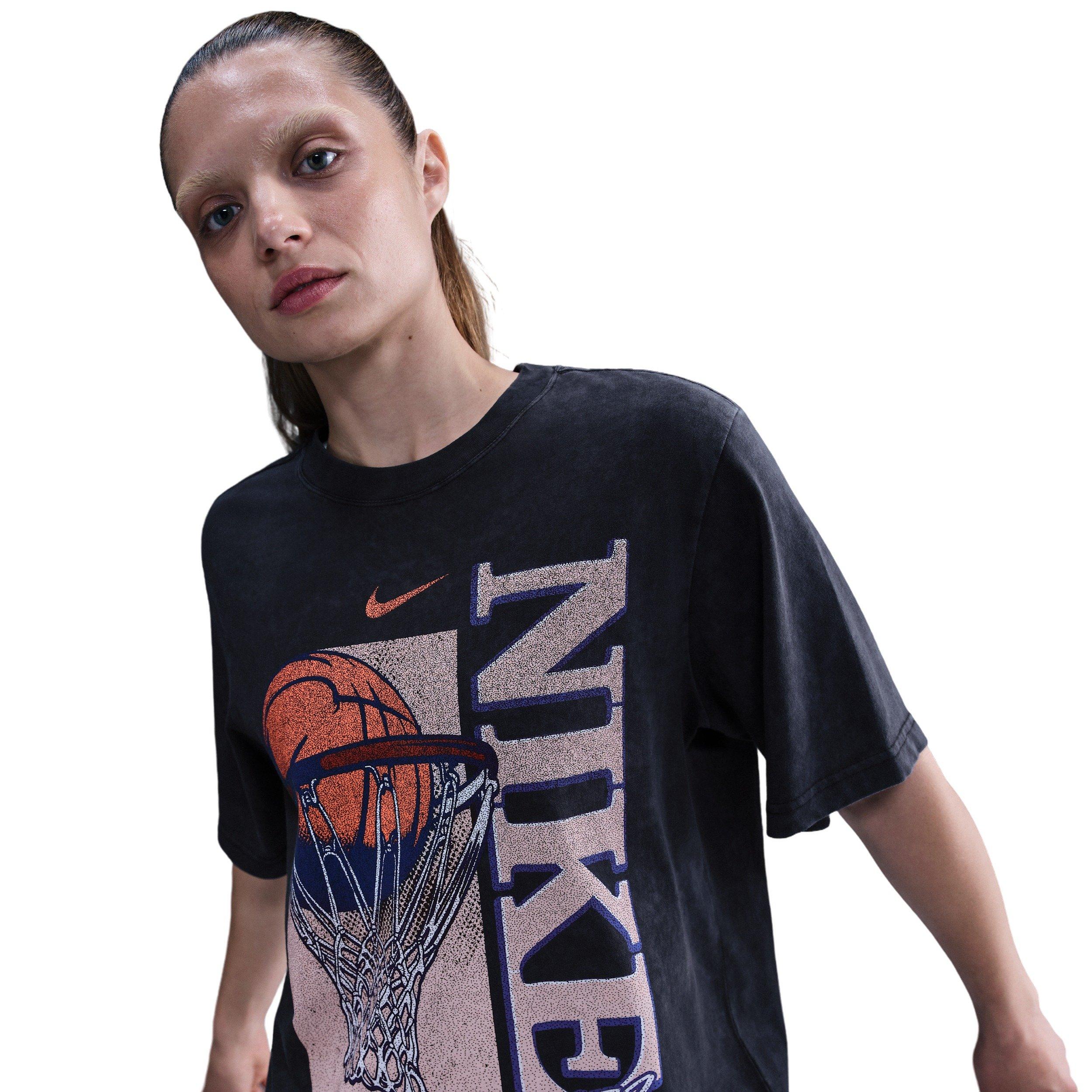 Nike Women's Basketball Vintage Lockup Tee -Black - BLACK Thumbnail View 1