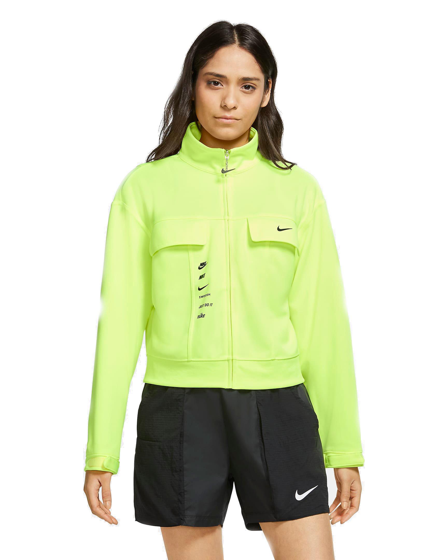 volt green nike jacket