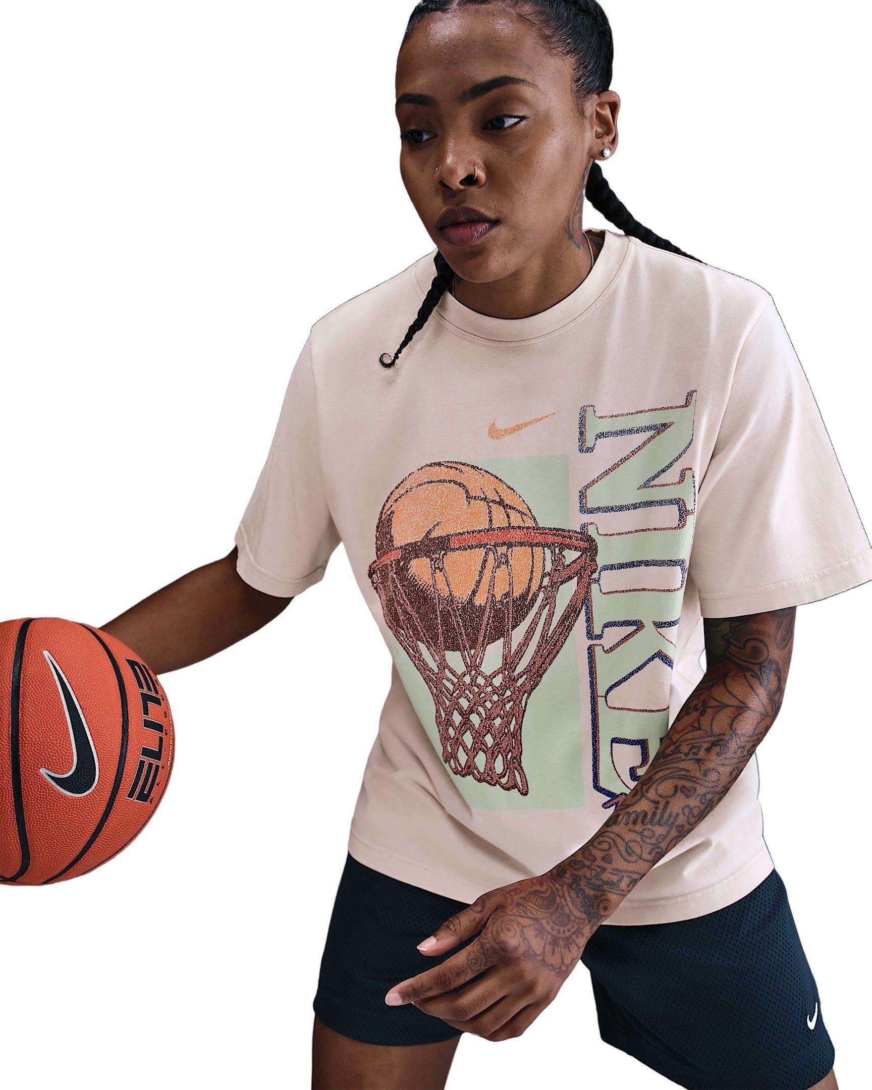 Nike Women's Basketball Vintage Lockup Tee - Lt Pink - LT PINK Thumbnail View 3