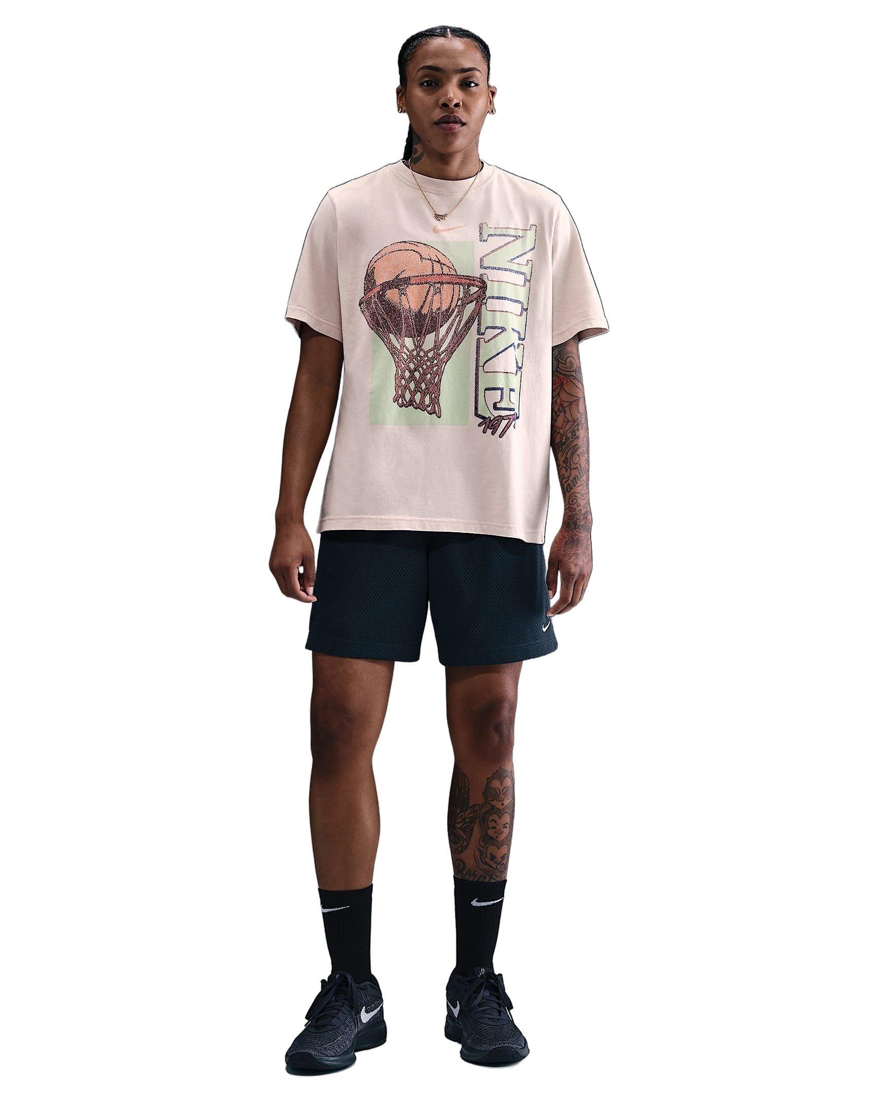 Nike Women's Basketball Vintage Lockup Tee - Lt Pink - LT PINK Thumbnail View 4