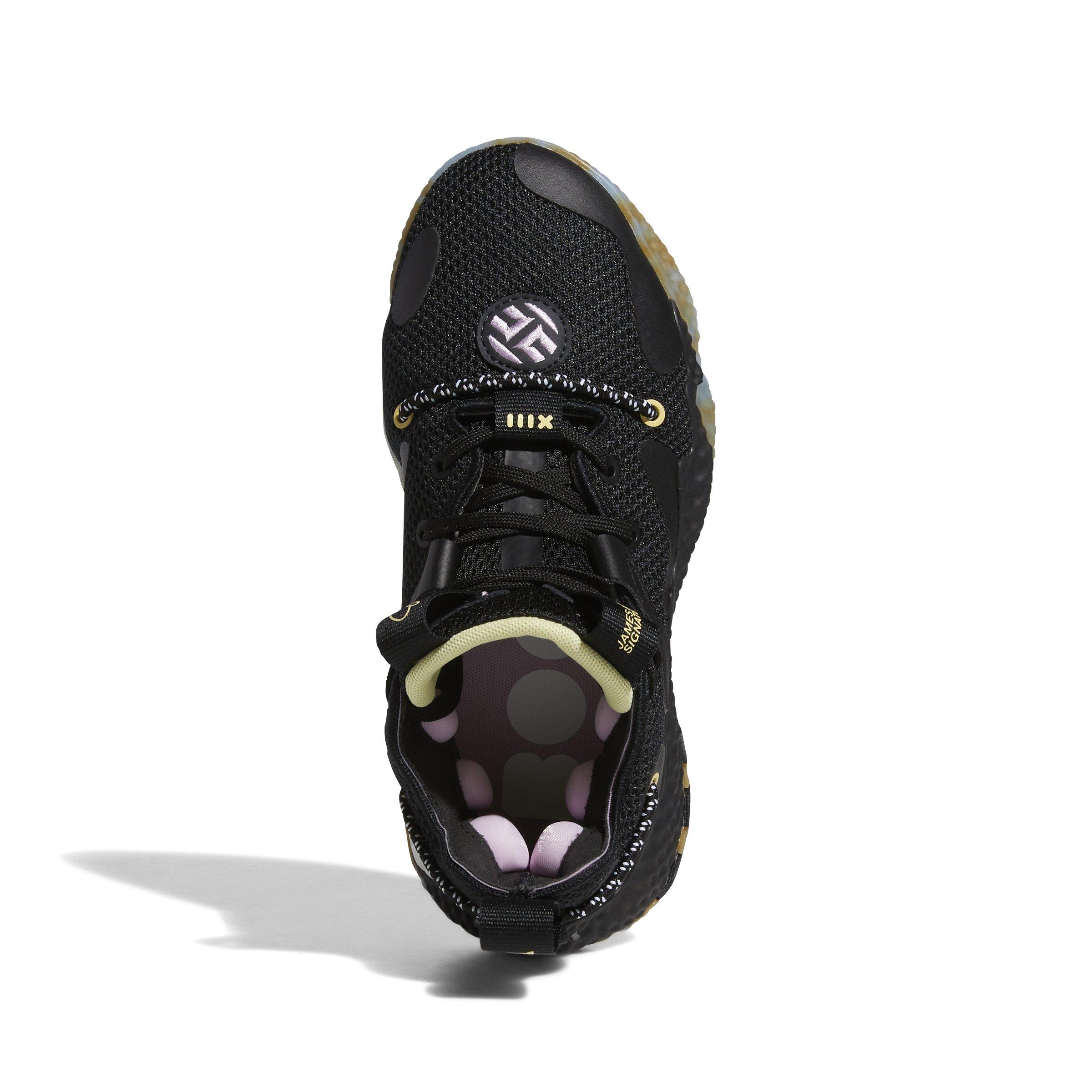 adidas Harden Vol. 6 "Core Black/Core Black/Bliss Blue" Grade School Boys' Basketball Shoe - BLACK/BLACK/BLUE Thumbnail View 5