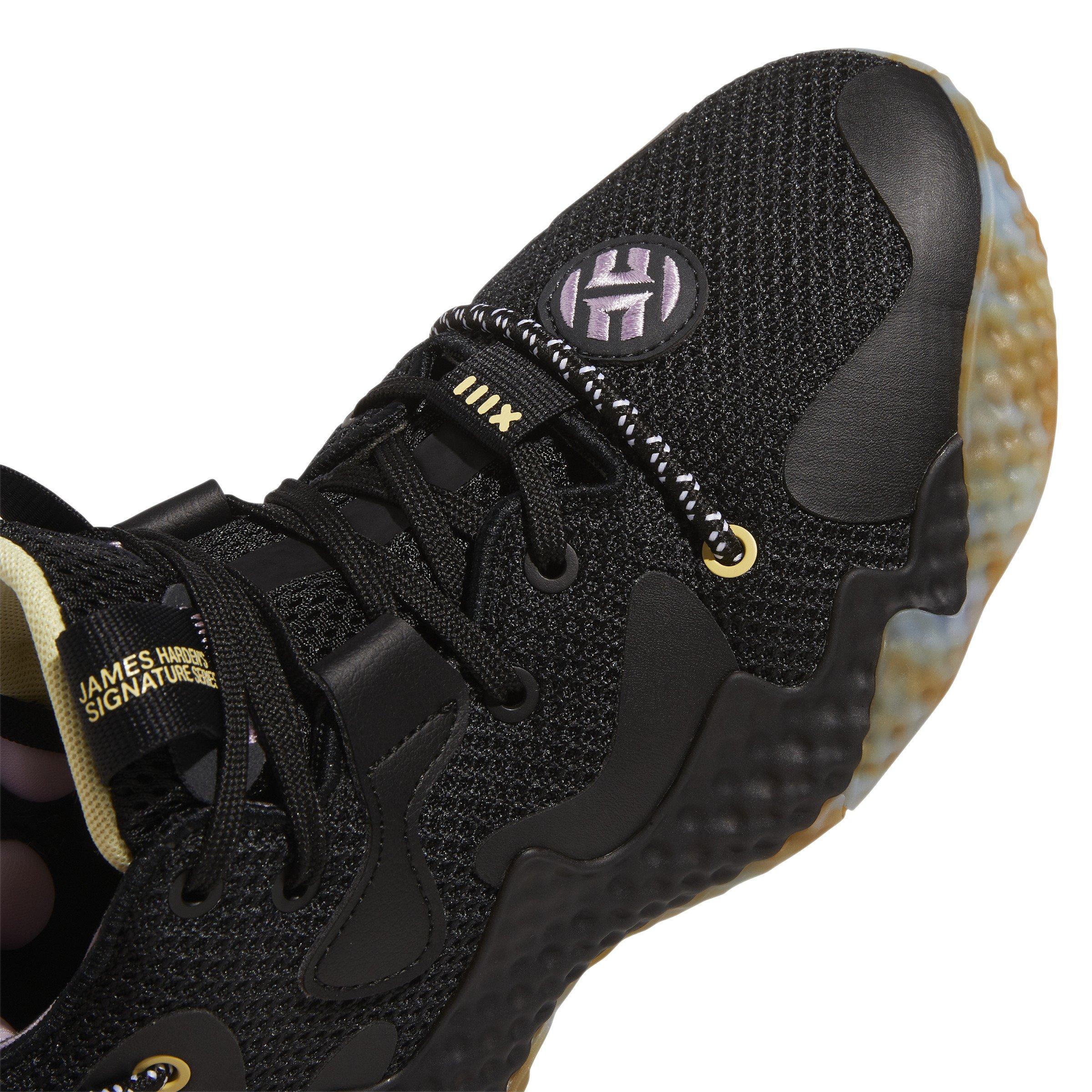 adidas Harden Vol. 6 "Core Black/Core Black/Bliss Blue" Grade School Boys' Basketball Shoe - BLACK/BLACK/BLUE Thumbnail View 8