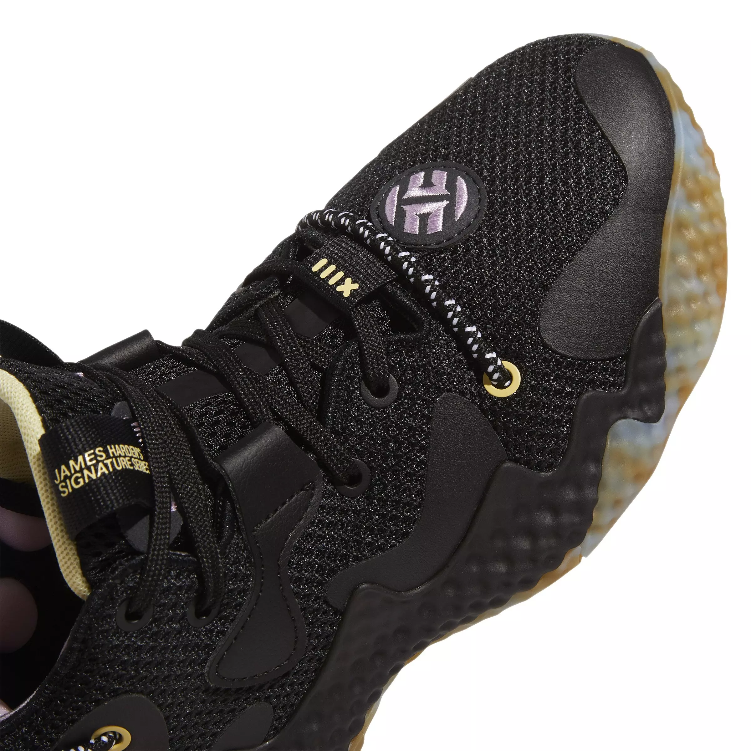 adidas Harden Vol. 6 "Core Black/Core Black/Bliss Blue" Grade School Boys' Basketball Shoe - BLACK/BLACK/BLUE