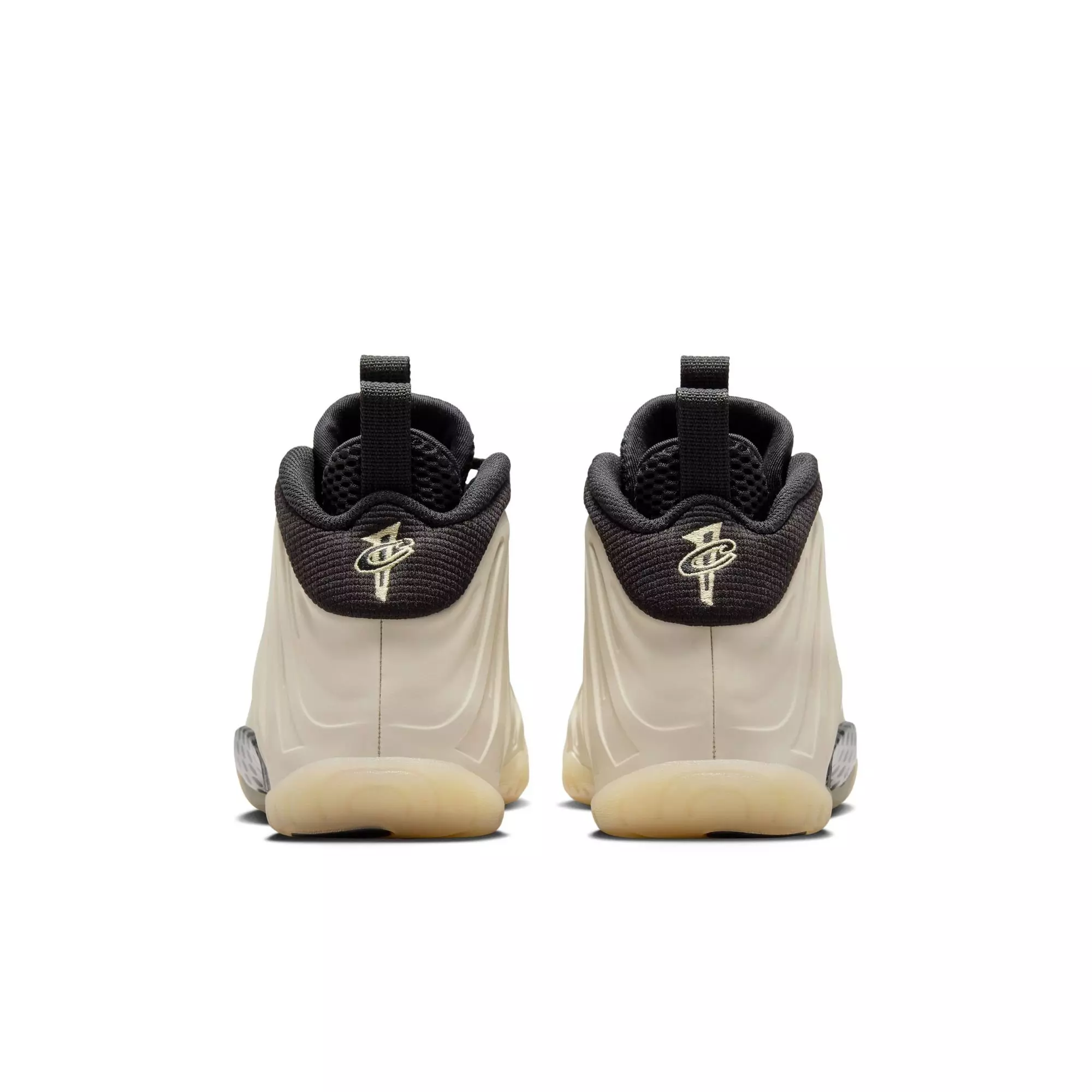 Nike Little Posite One "Black/Team Gold/Light Orewood Brown/Chrome" Grade School Boys' Shoe - BLACK/GOLD/LT BROWN/CHROME