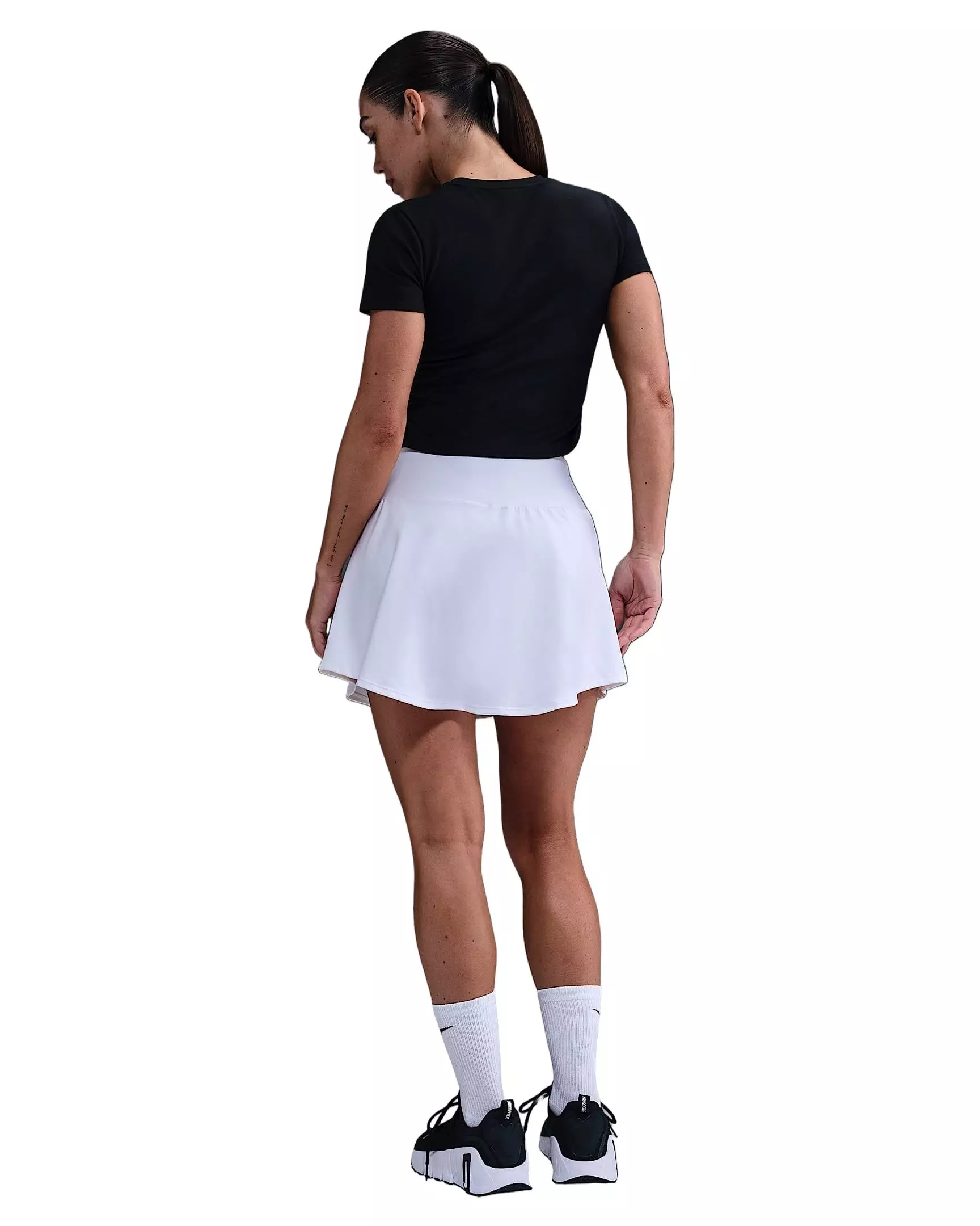 Nike Women's One Dri-FIT Short-Sleeve Top -Black - BLACK