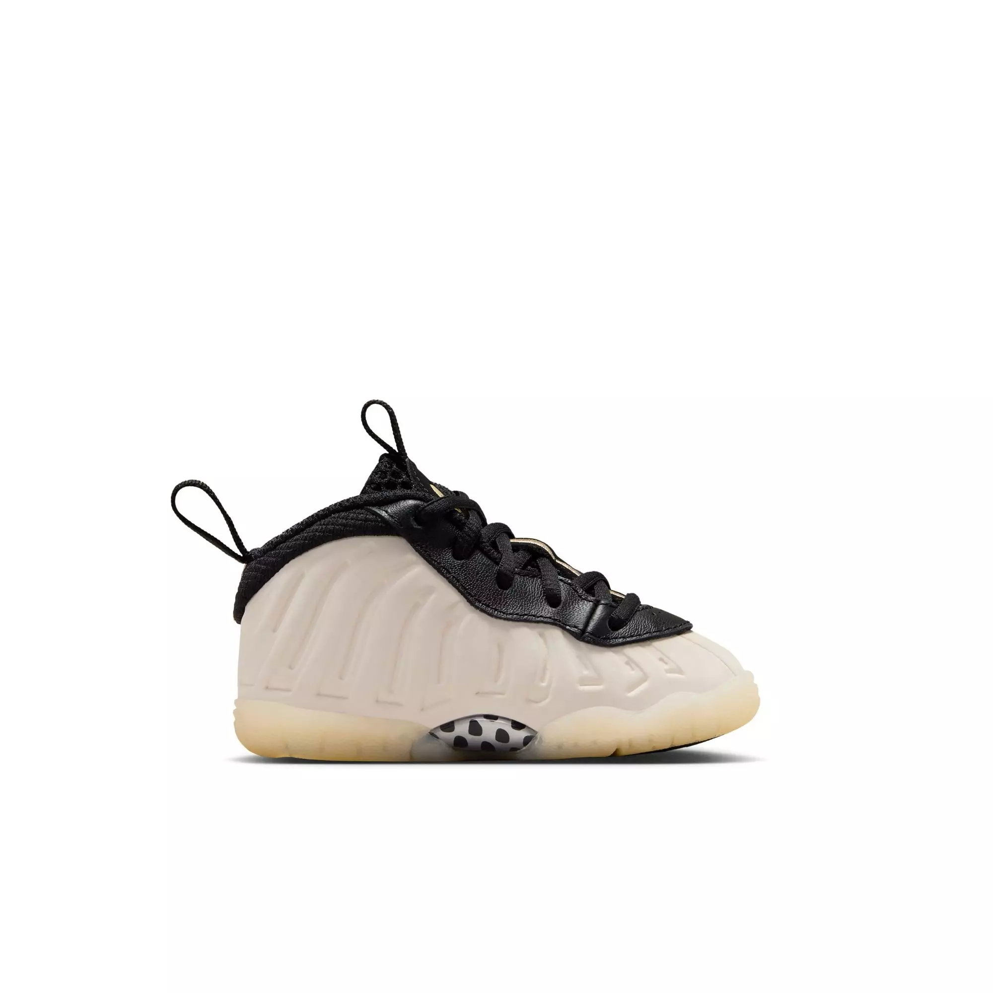 Nike Little Posite One "Black/Team Gold/Light Orewood Brown/Chrome" Infant Boys' Shoe - BLACK/GOLD/LT BROWN/CHROME