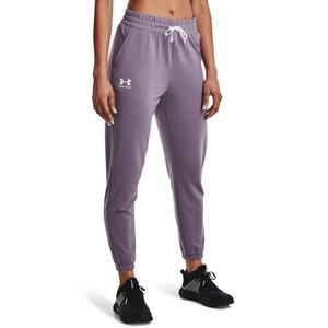 Womens sports pants Under Armour ARMOUR FLEECE JOGGER W purple