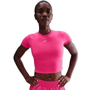 Nike Women's One Dri-FIT Short-Sleeve Top -Pink