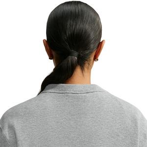 Nike Women's Studio Fleece Medium Weight Crewneck Sweatshirt - Grey - GREY