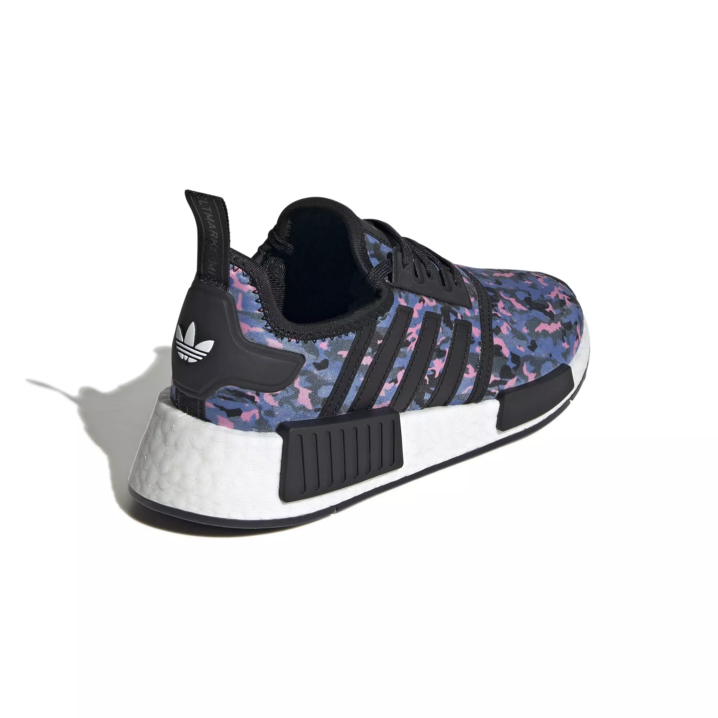 adidas Originals NMD_R1 "Core Black/Ftwr White/Core Black" Grade School Girls' Shoe - BLACK/WHITE/BLACK