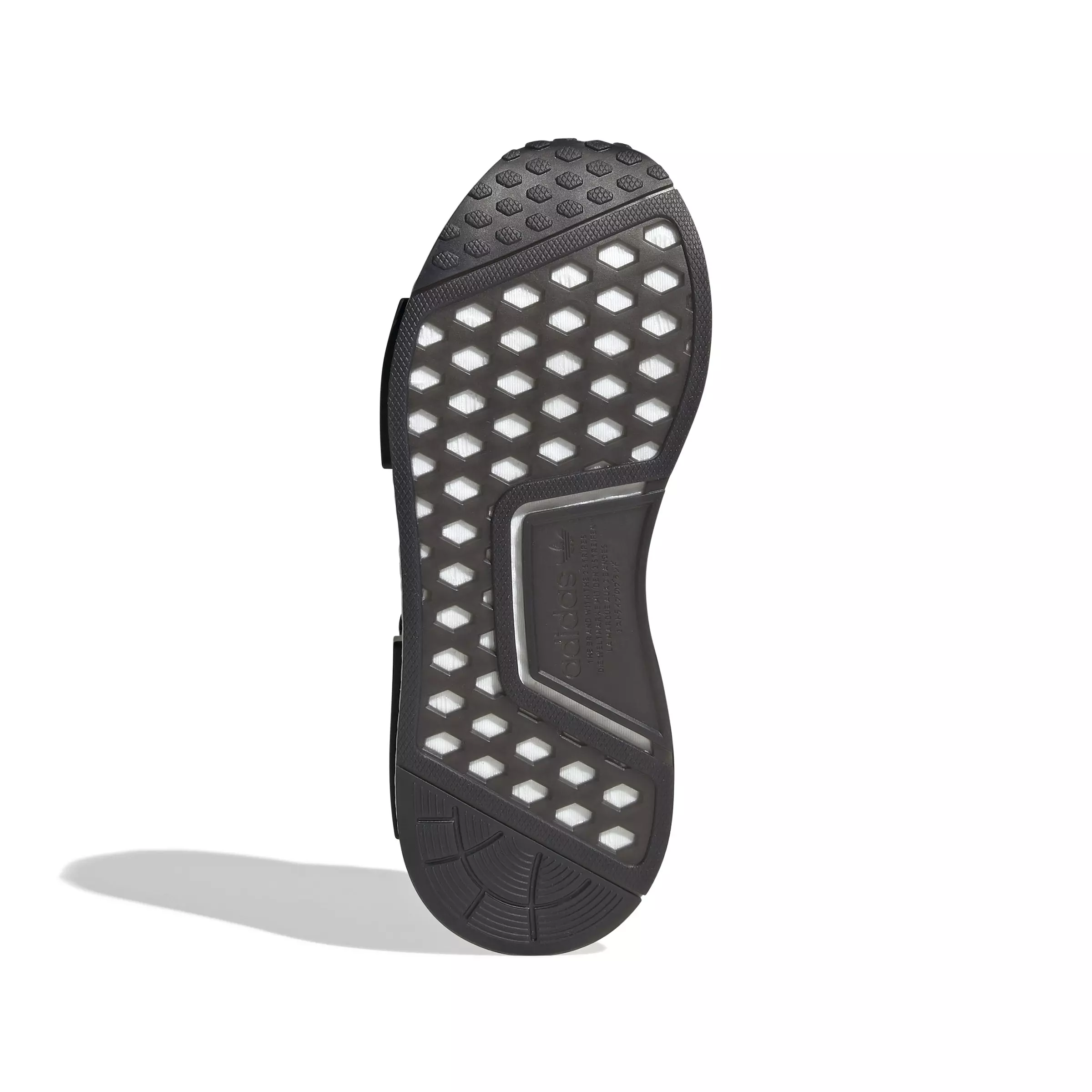 adidas Originals NMD_R1 "Core Black/Ftwr White/Core Black" Grade School Girls' Shoe - BLACK/WHITE/BLACK