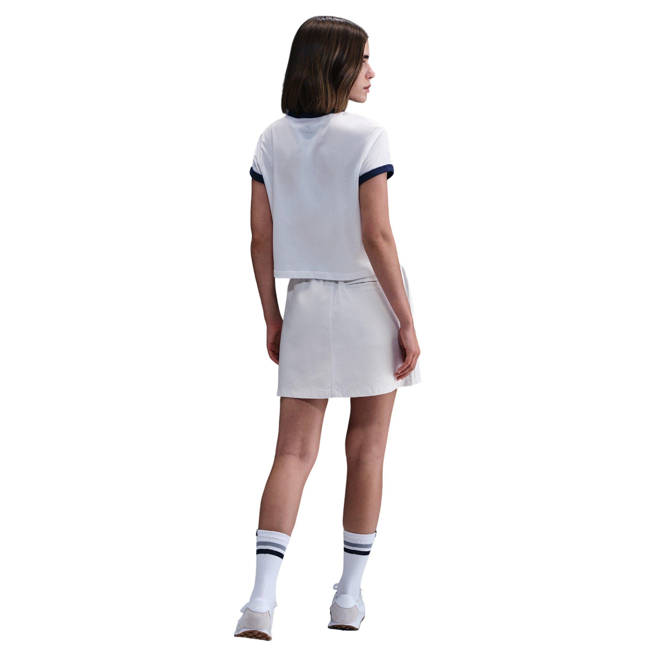 Nike Women's Sportswear Ringer T-Shirt - White/Navy - WHITE/NAVY Thumbnail View 5