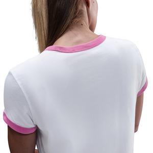Nike Women's Sportswear Ringer T-Shirt -White/Pink
