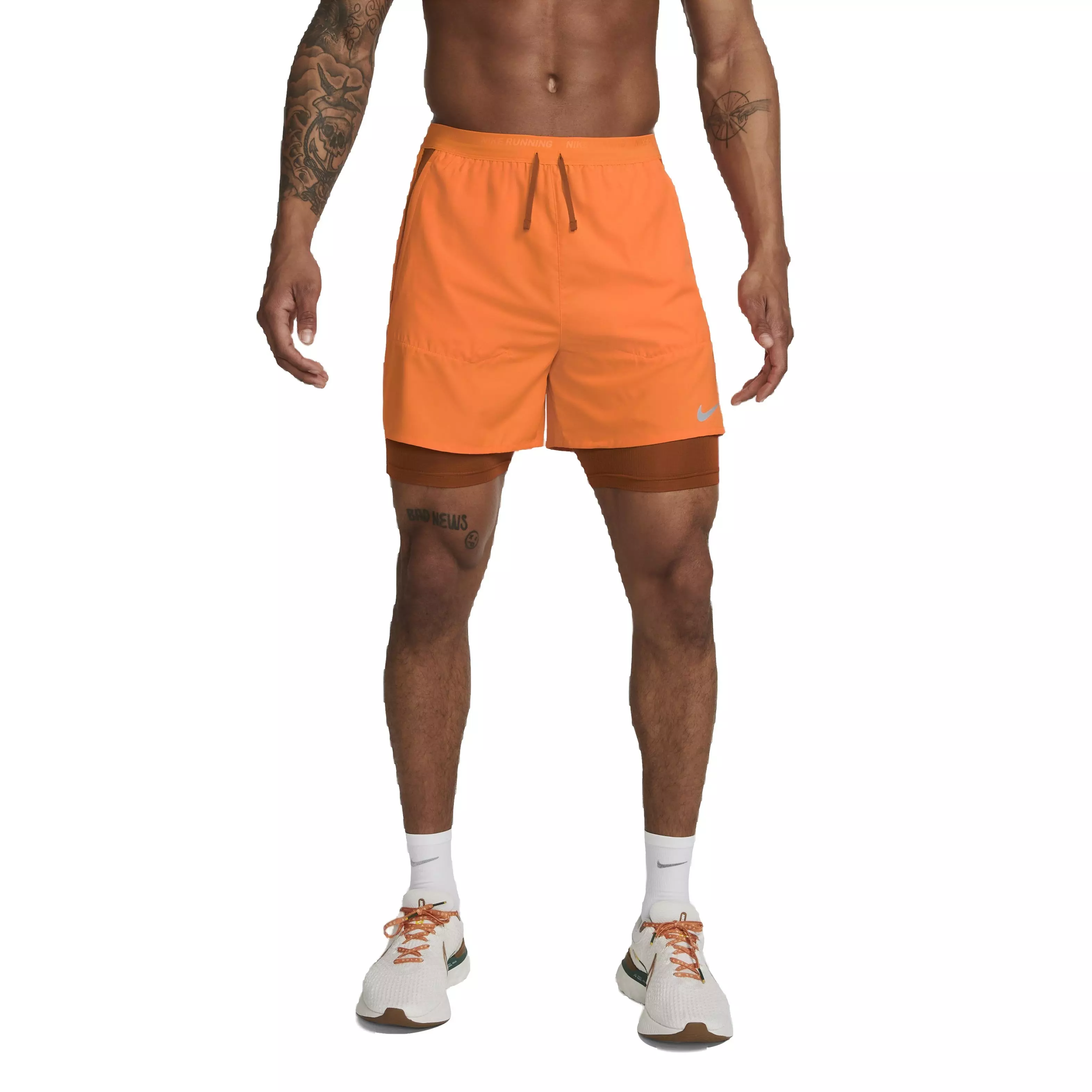 Nike Men's Dri-FIT Stride 5 2-in-1 Hybrid Running Shorts - Hibbett