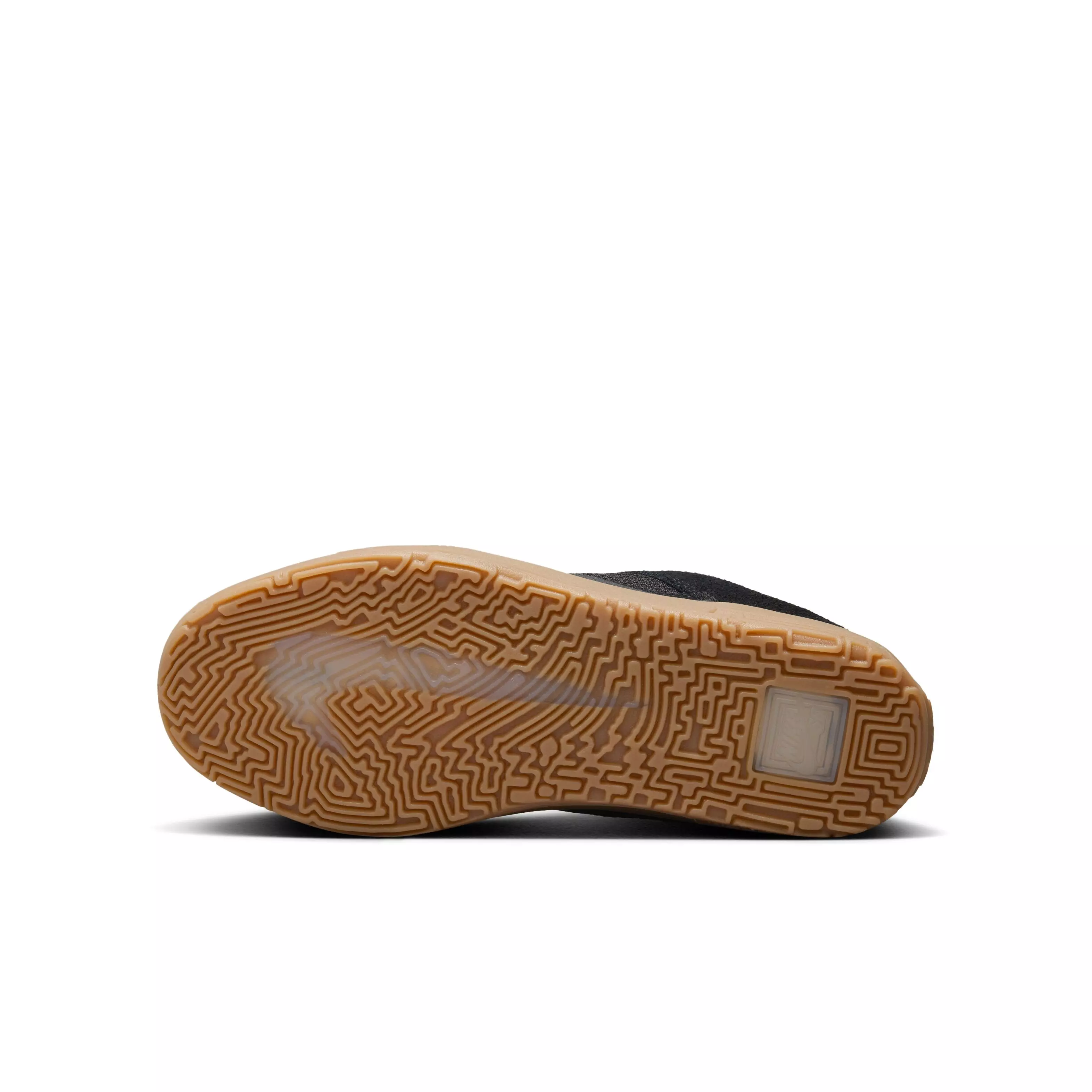 Nike SB Day One "Black/Gum Light Brown/White/Black" Grade School Boys' Skateboarding Shoe - BLACK/LT BROWN/WHITE/BLACK