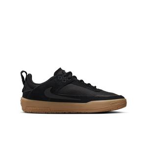 Nike SB Day One "Black/Gum Light Brown/White/Black" Grade School Boys' Skateboarding Shoe