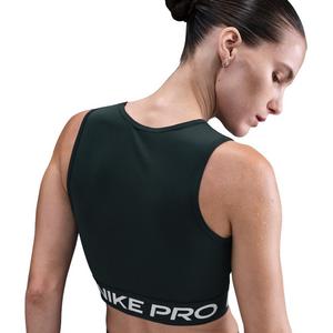 Nike Pro Women's Dri-FIT Cropped Tank Top -Seaweed Green