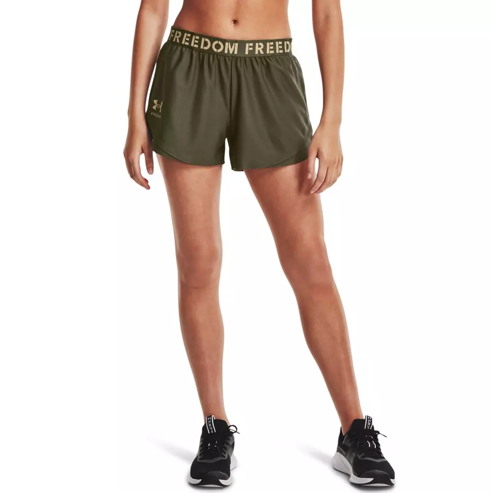 Under Armour Women's UA Freedom Play Up Shorts - GREEN