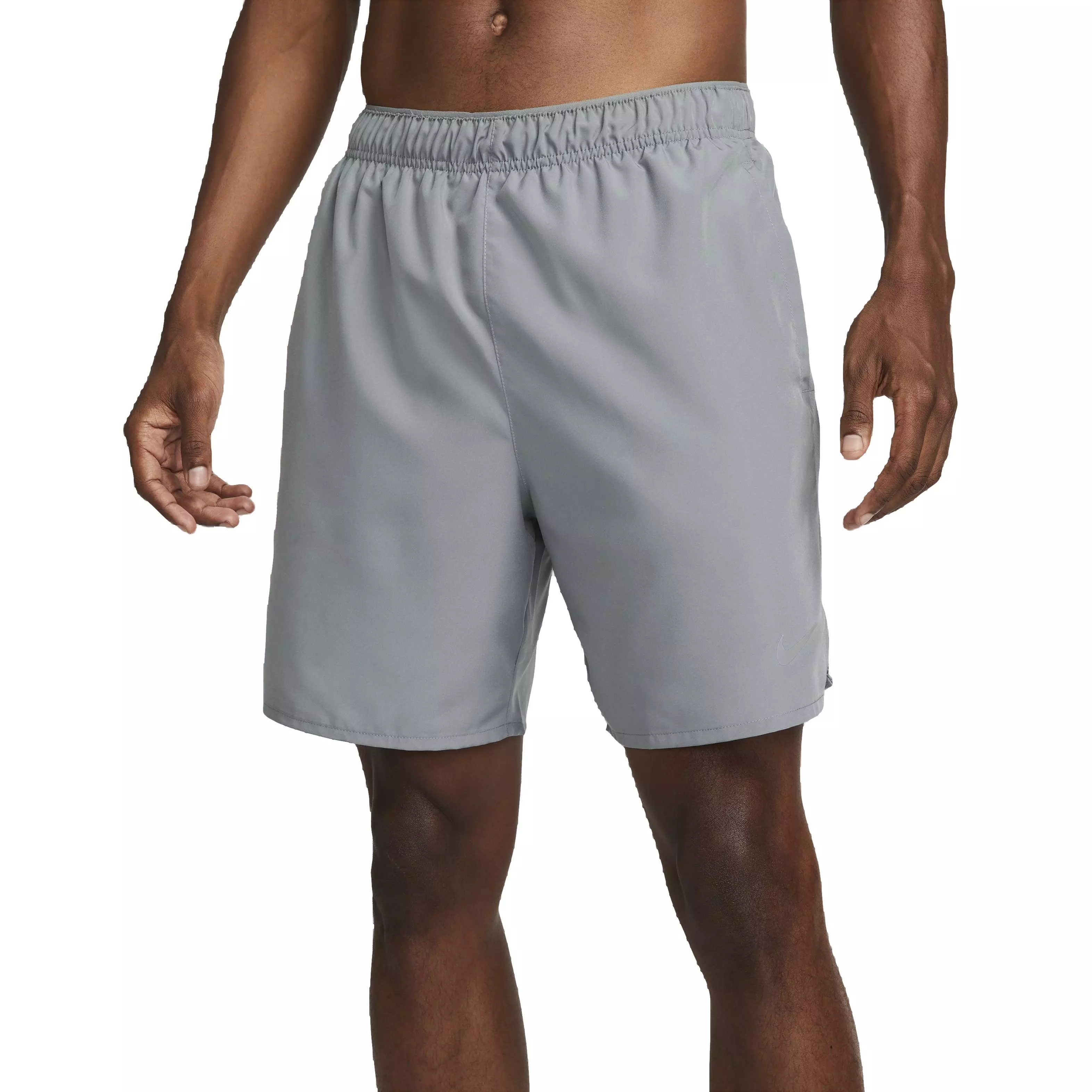 Nike Men's Dri-FIT Challenger 7" Brief-Lined Running Shorts - GREY
