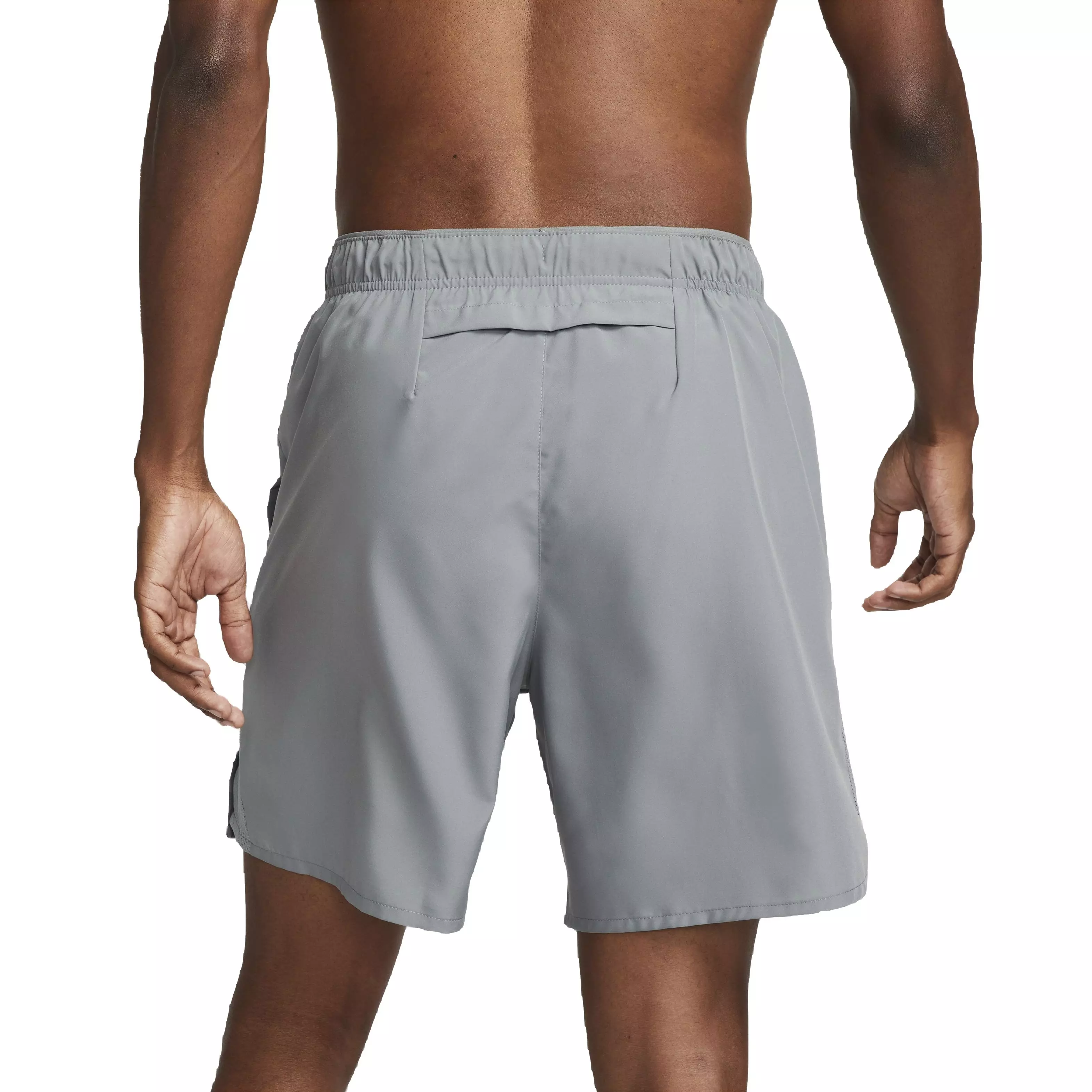 Nike Men's Dri-FIT Challenger 7" Brief-Lined Running Shorts - GREY