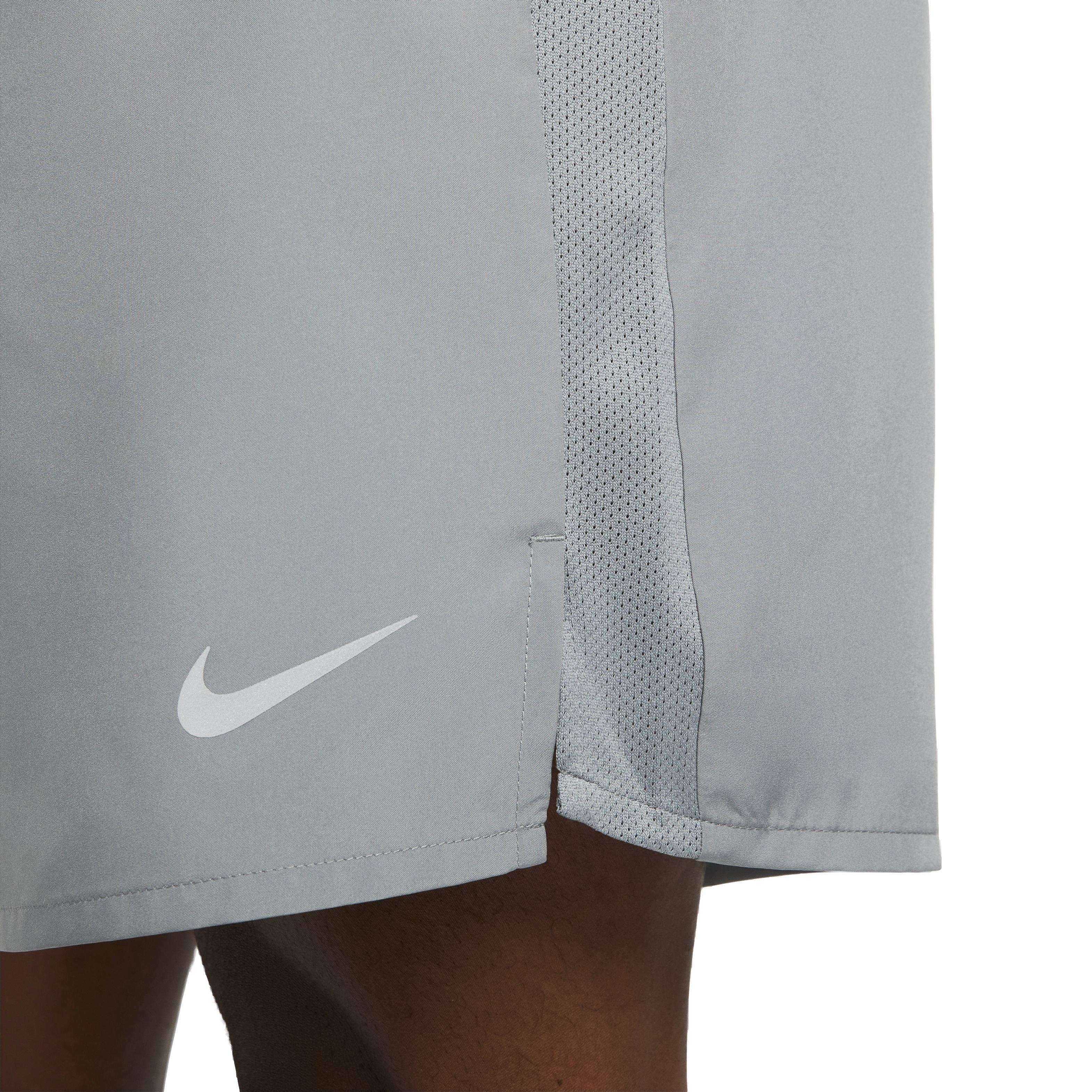 Nike Men's Dri-FIT Challenger 7" Brief-Lined Running Shorts - GREY Thumbnail View 5