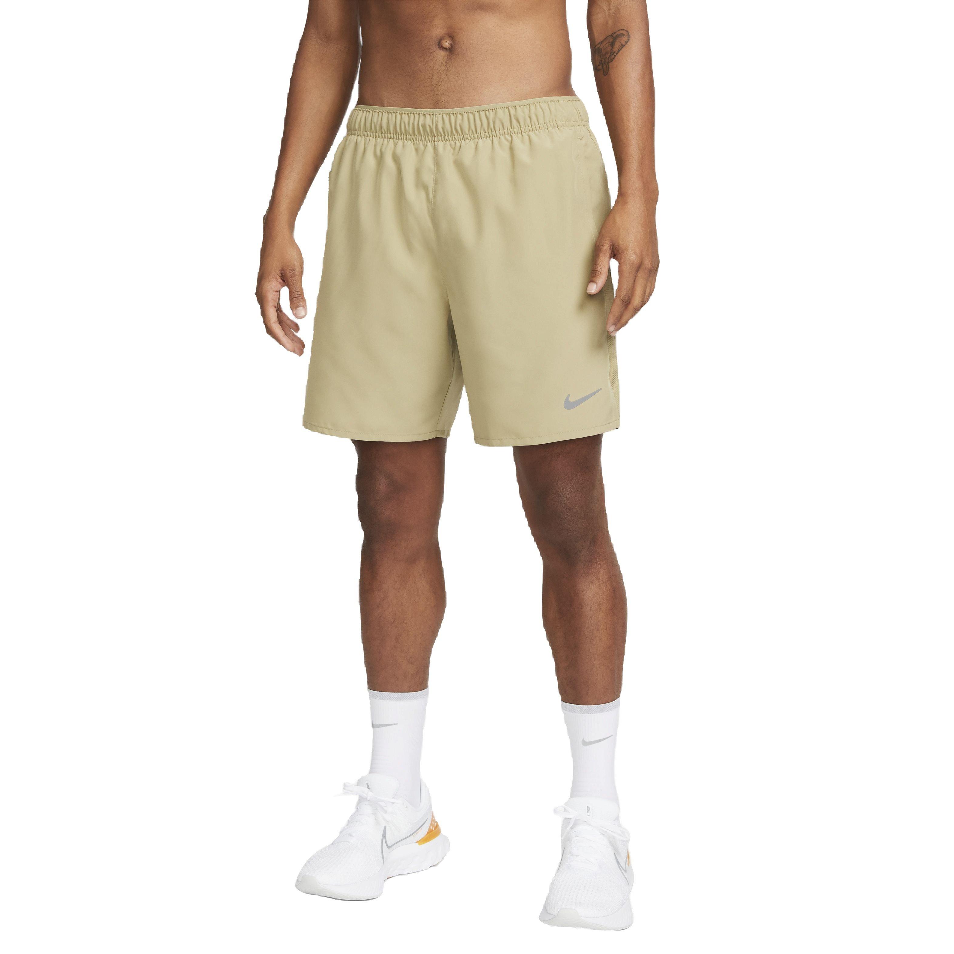 Nike Men's Dri-FIT Challenger 7" Brief-Lined Running Shorts - BROWN Thumbnail View 1